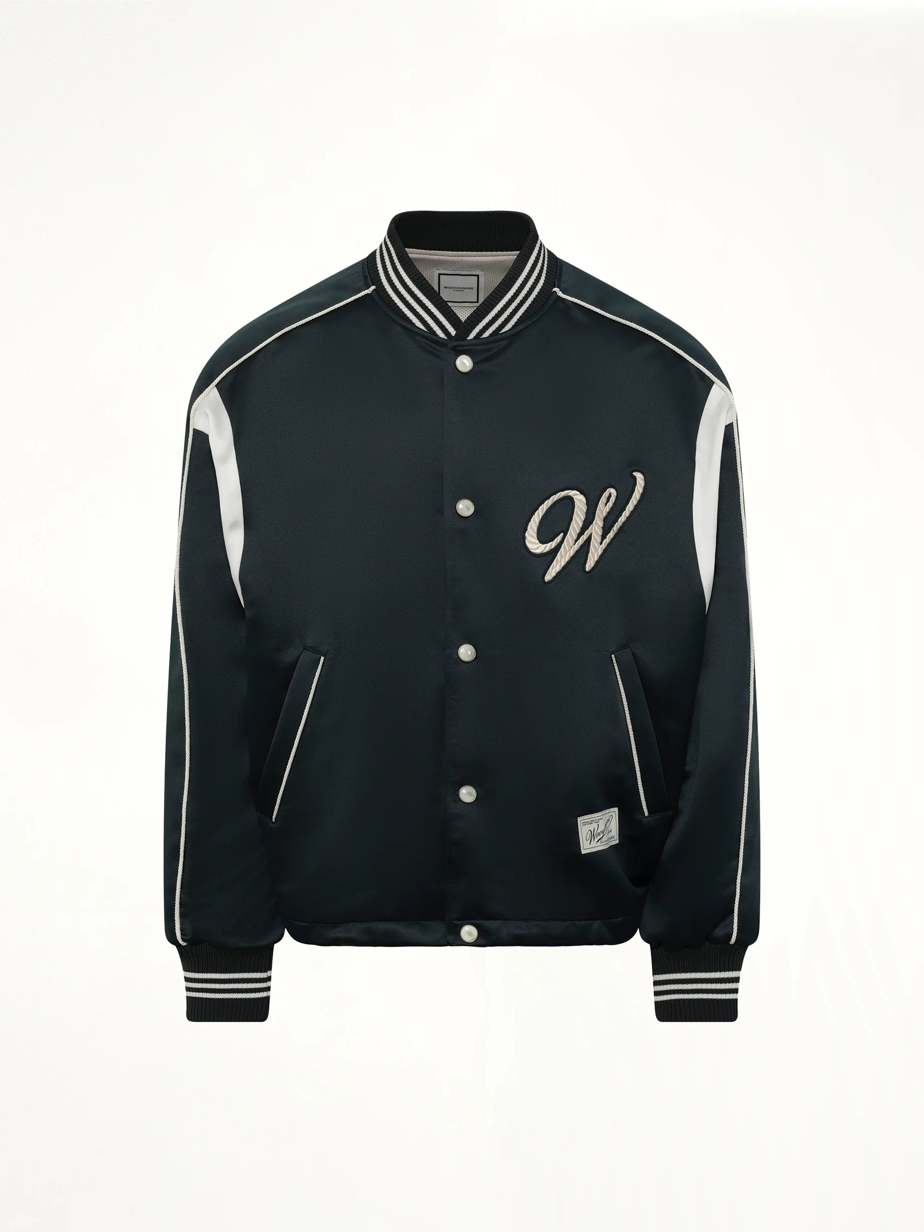 Varsity Jacket in Fresh Green - Image 2
