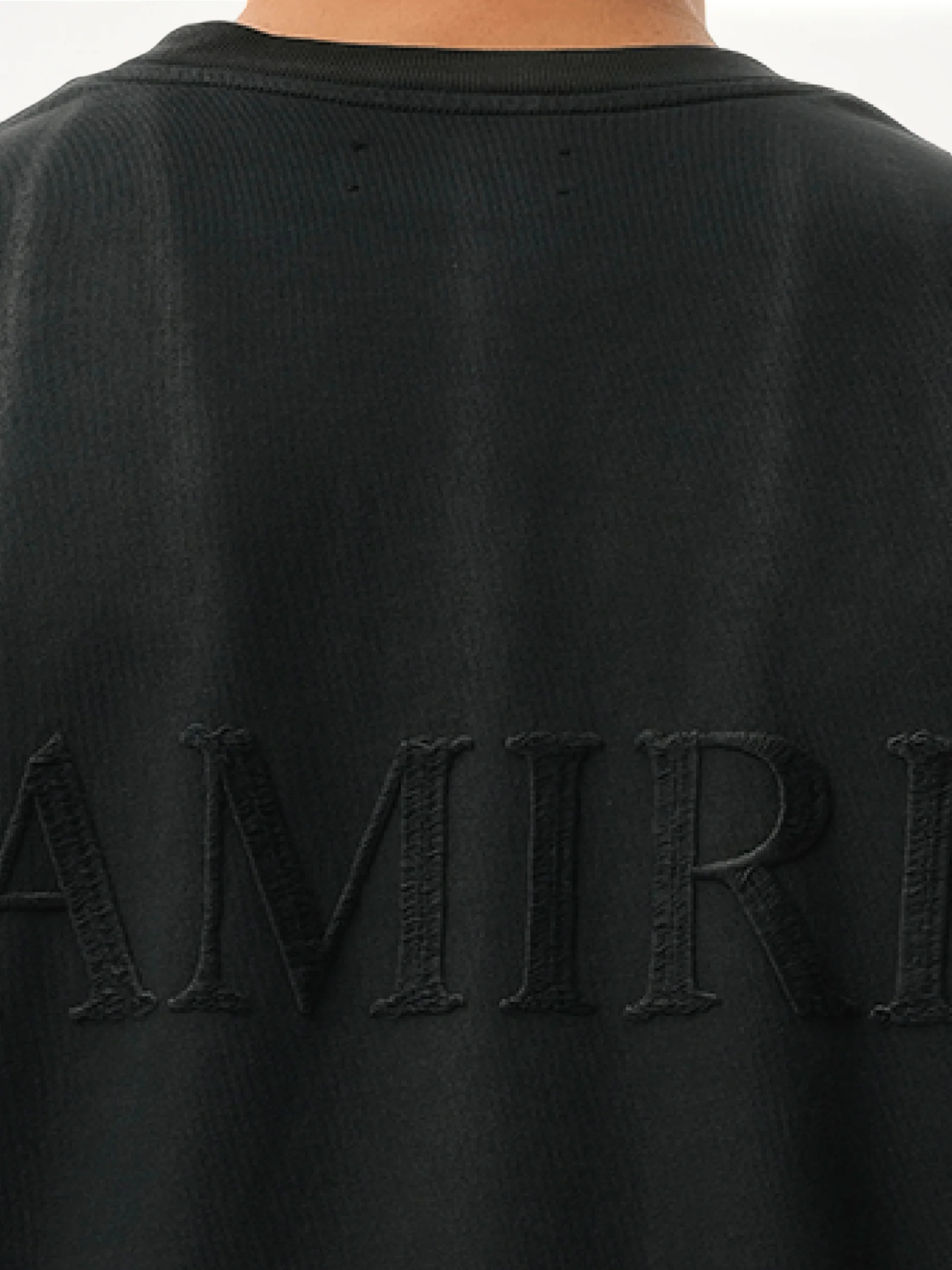 Vintage Amiri Oversized T-Shirt in Black - Image 3