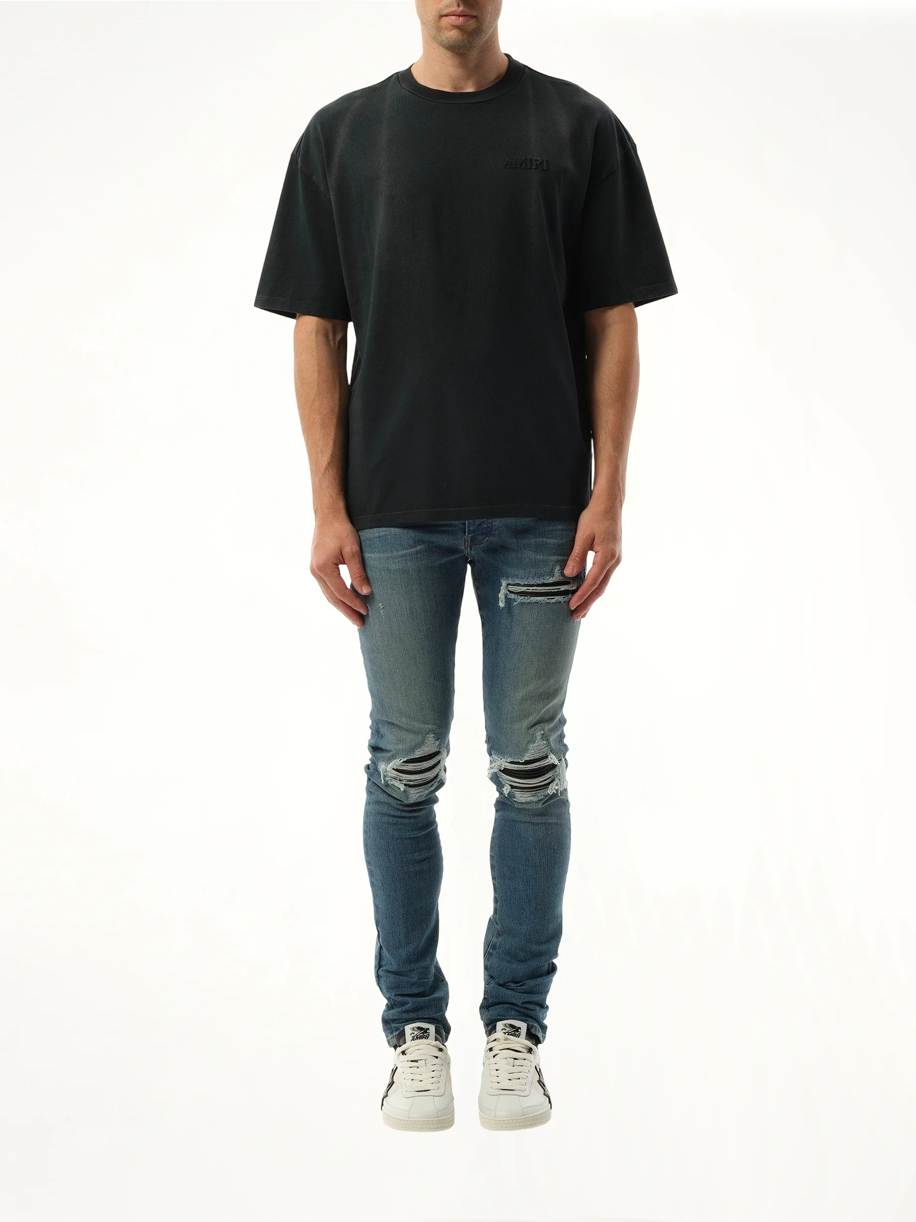Vintage Amiri Oversized T-Shirt in Black - Image 4