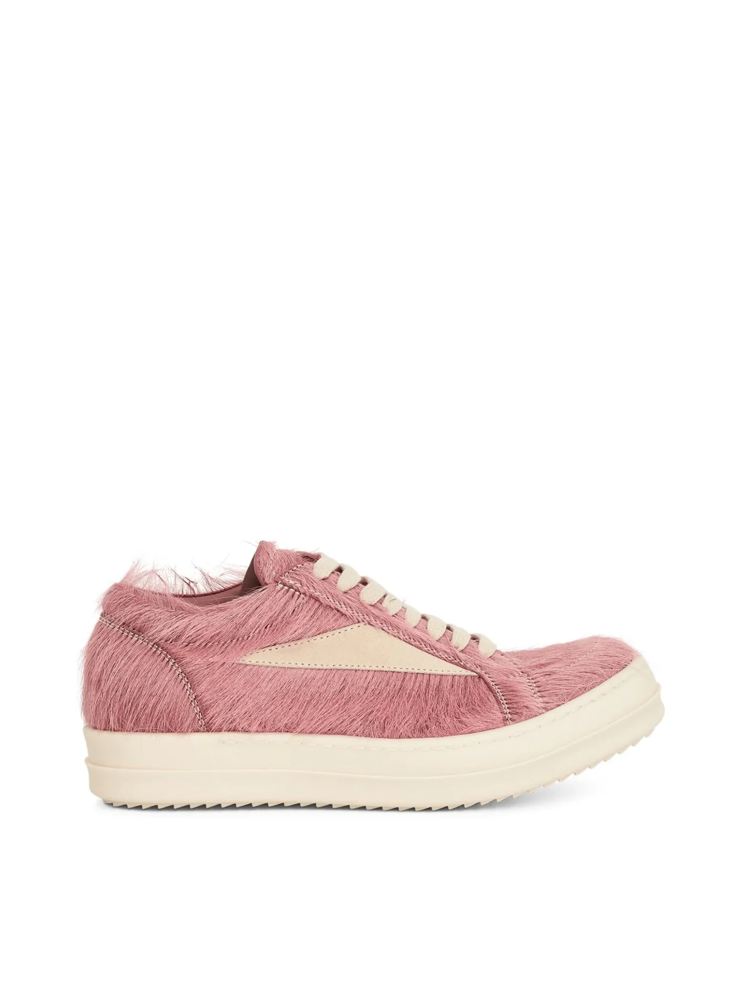 Vintage Fur Sneaker in Dusty Pink/Milk