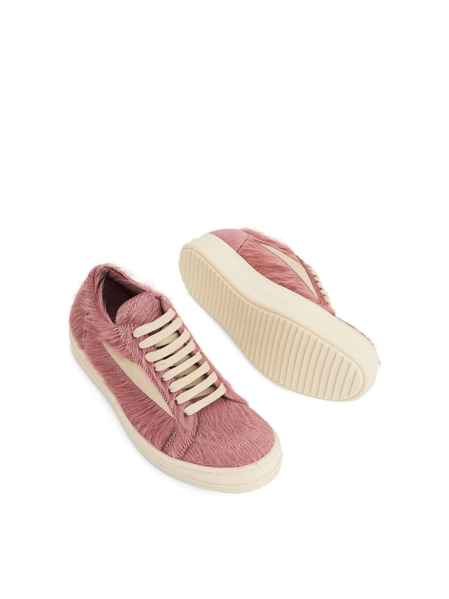 Vintage Fur Sneaker in Dusty Pink/Milk - Image 4