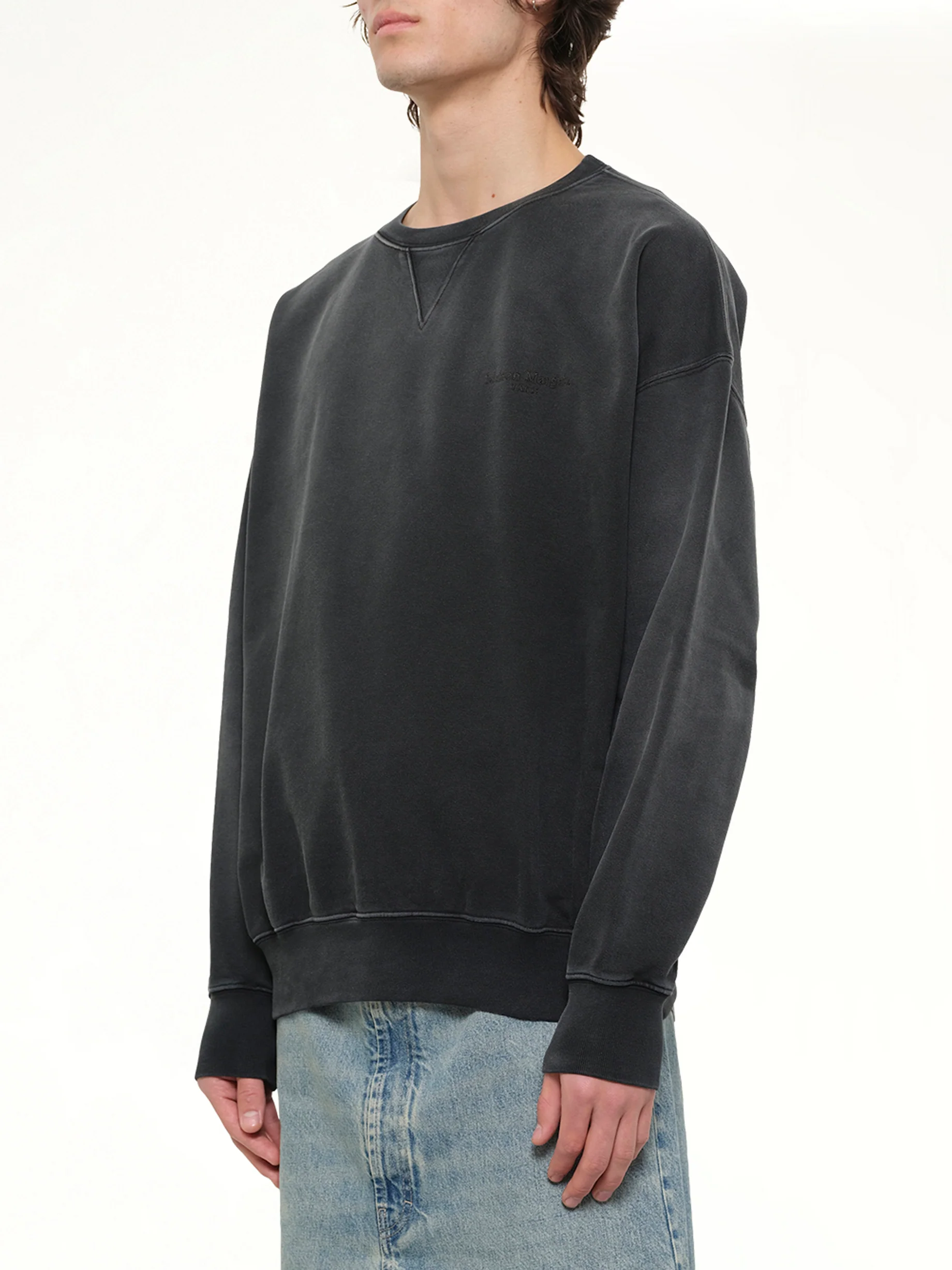 Vintage Logo Sweatshirt in Vintage Black - Image 3