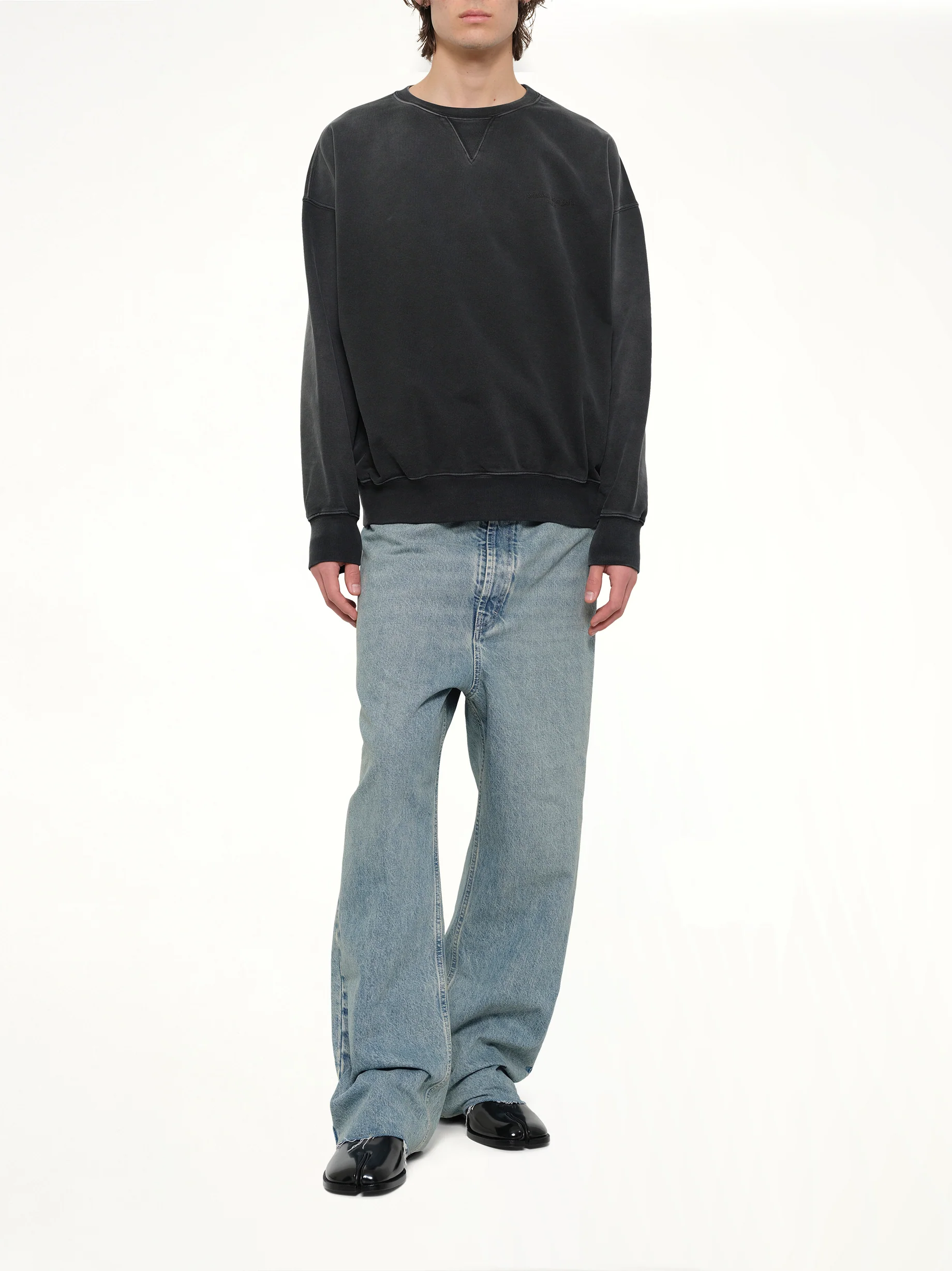 Vintage Logo Sweatshirt in Vintage Black - Image 4