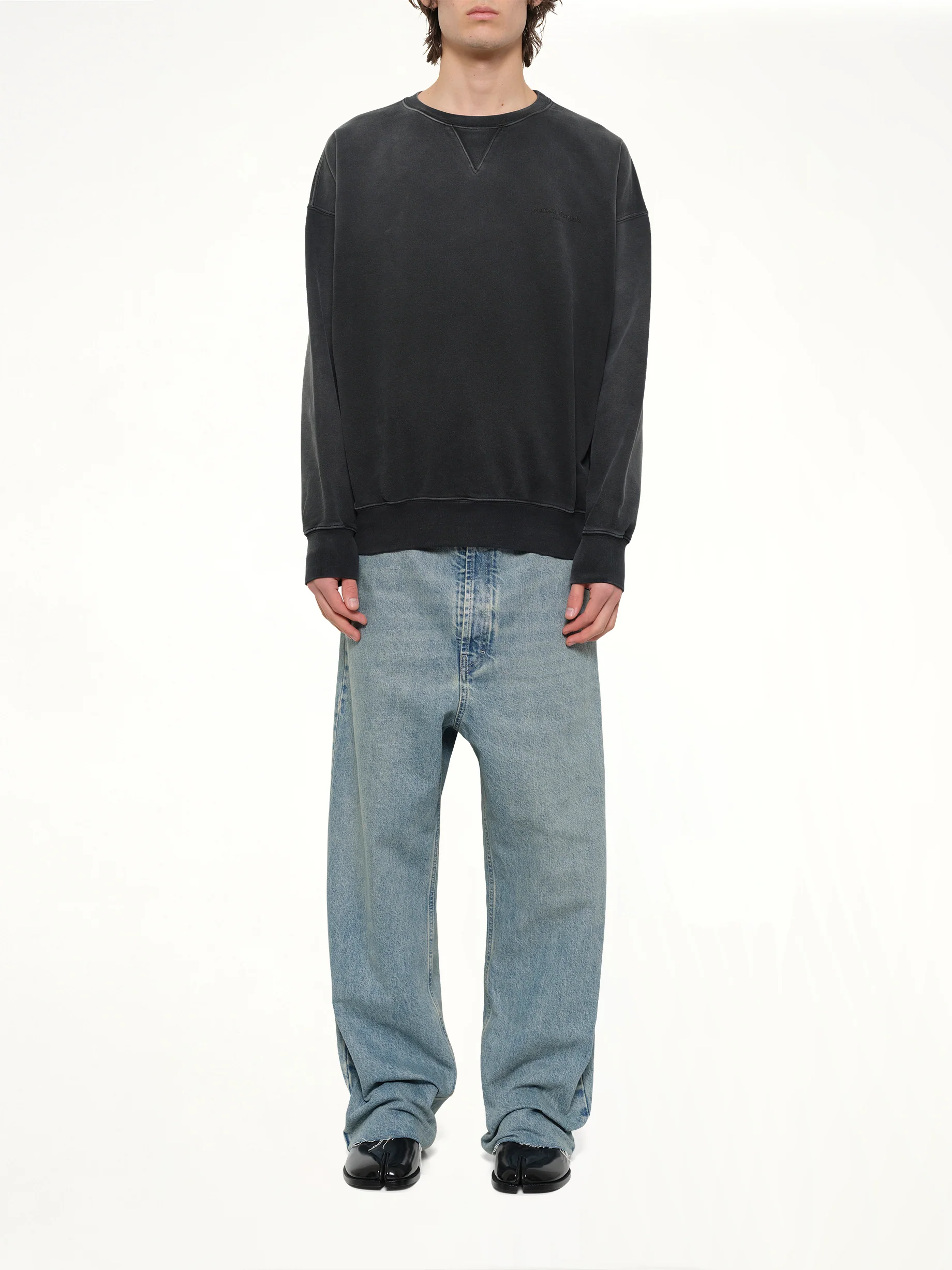 Vintage Logo Sweatshirt in Vintage Black - Image 7