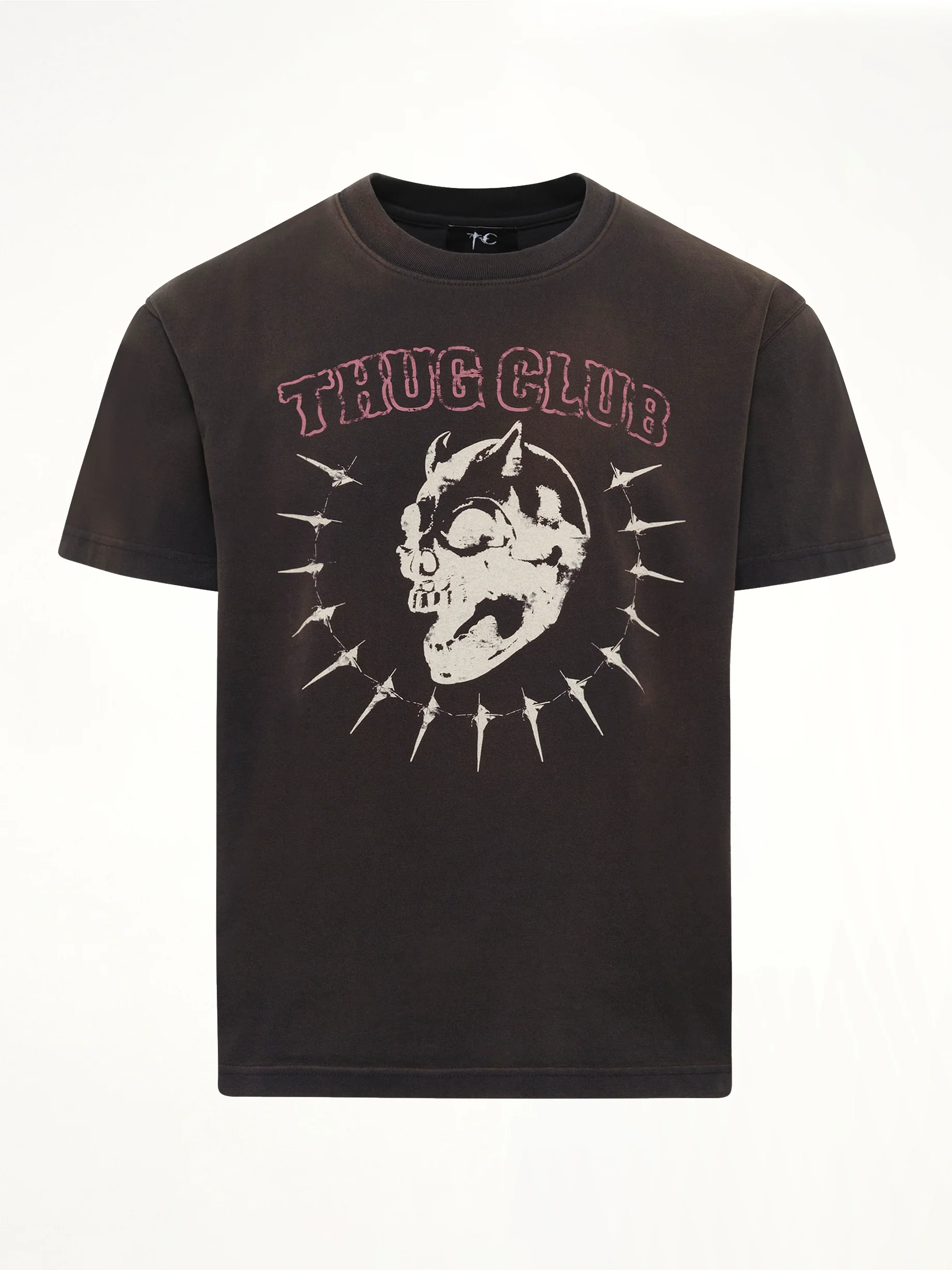 Vintage Riding Skull T-Shirt in Black - Image 2