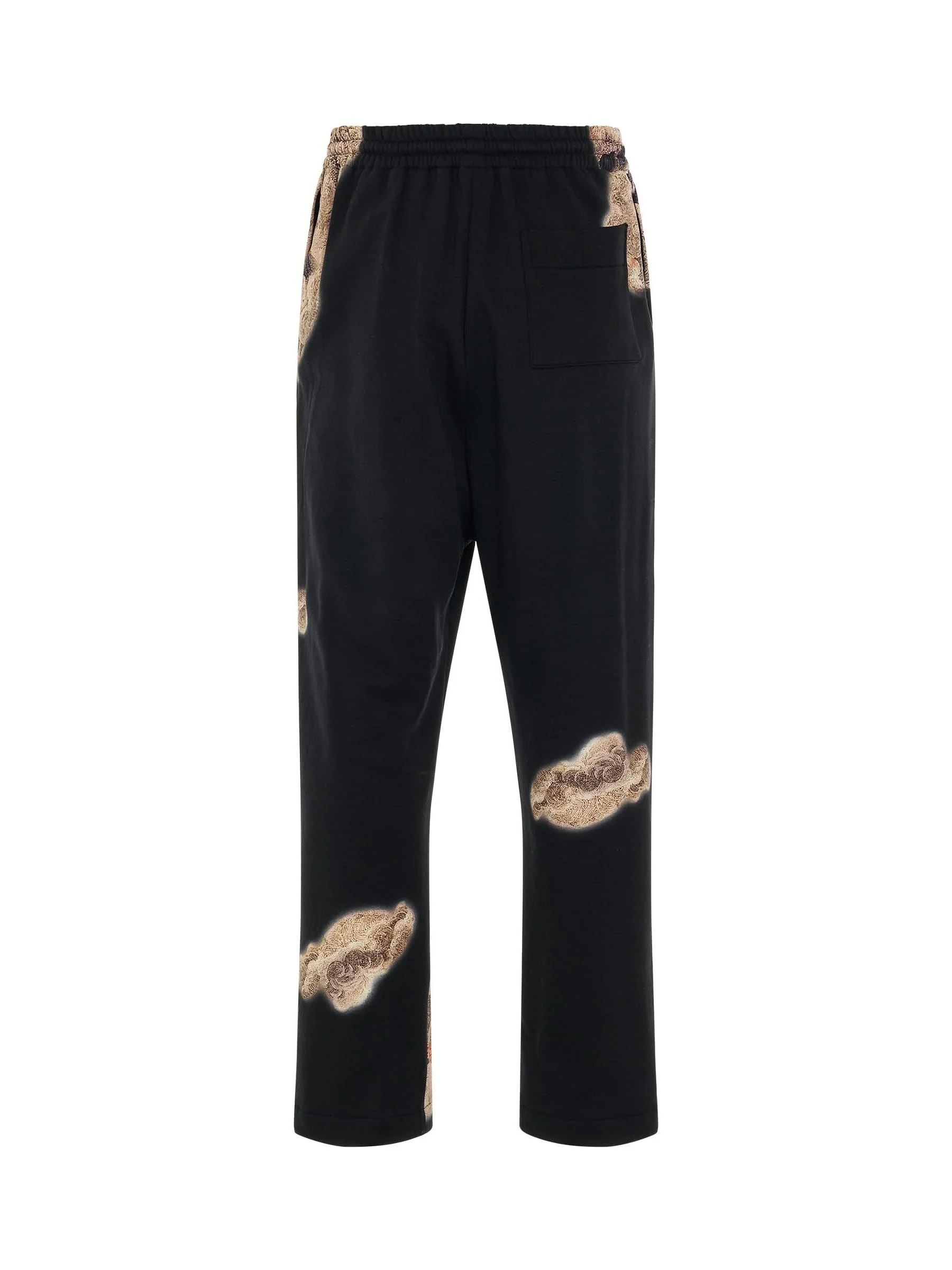 Volcano Print Sweatpants in Black - Image 4