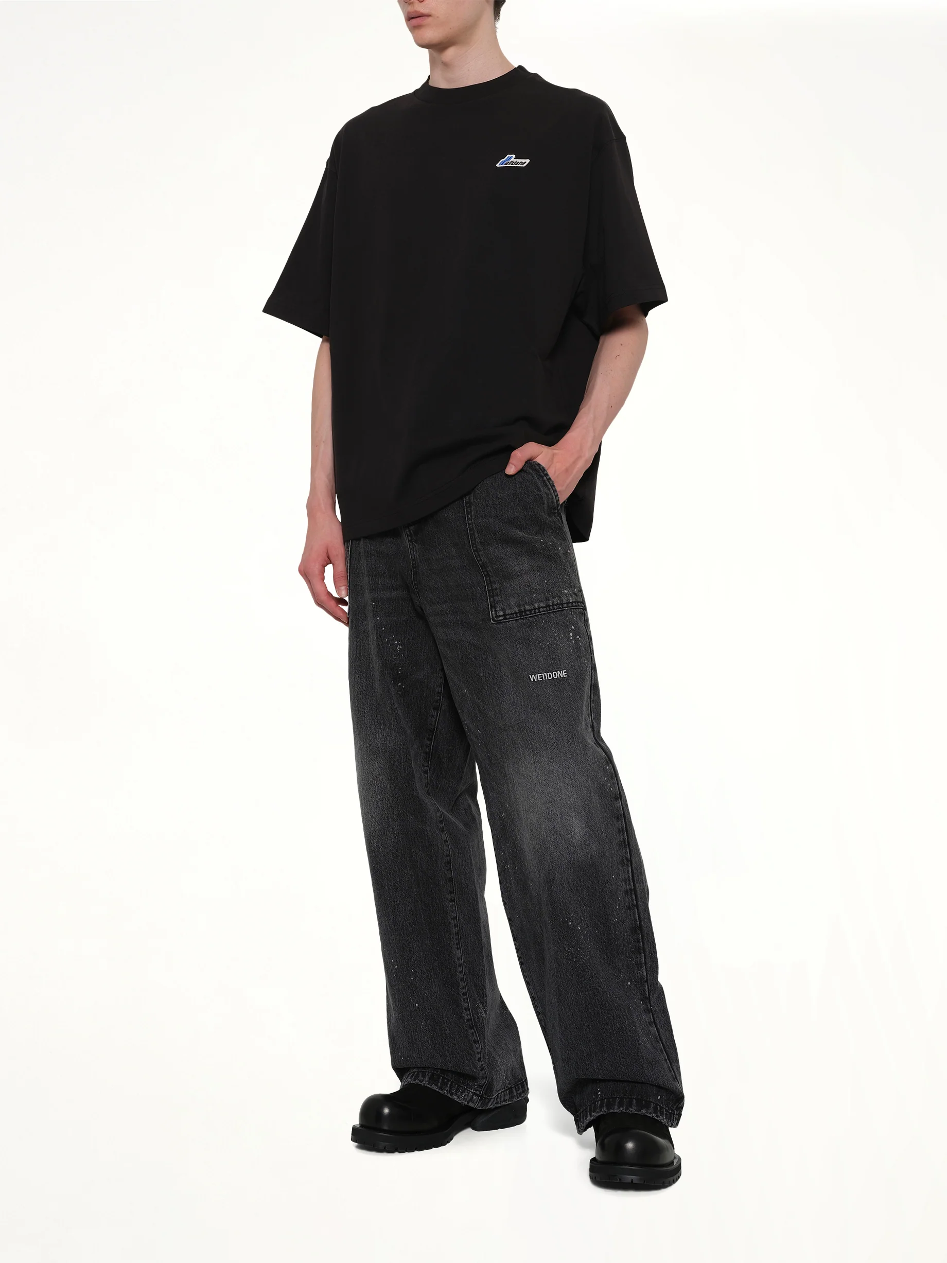 Wapen Logo T-Shirt in Black - Image 4