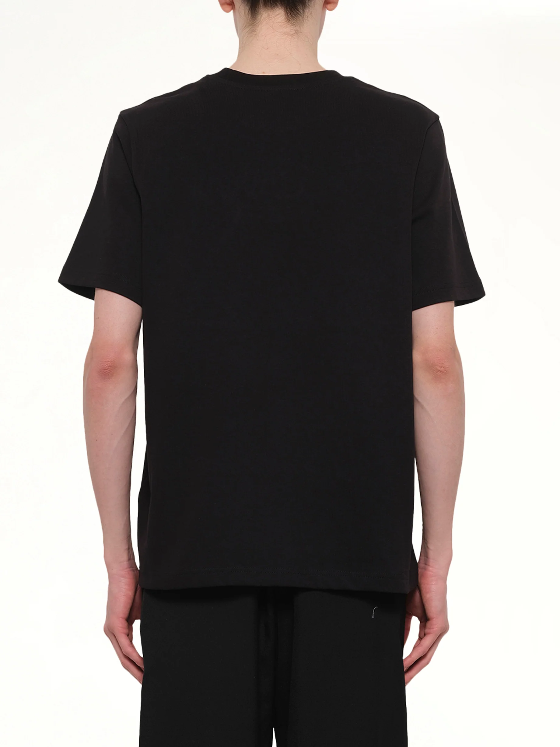 Warped Logo Classic T-Shirt in Black - Image 5