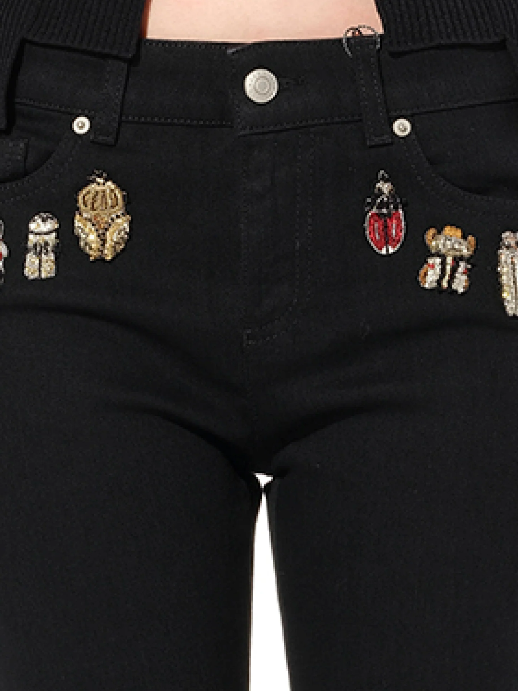 Washed Jeans in Black - Image 2