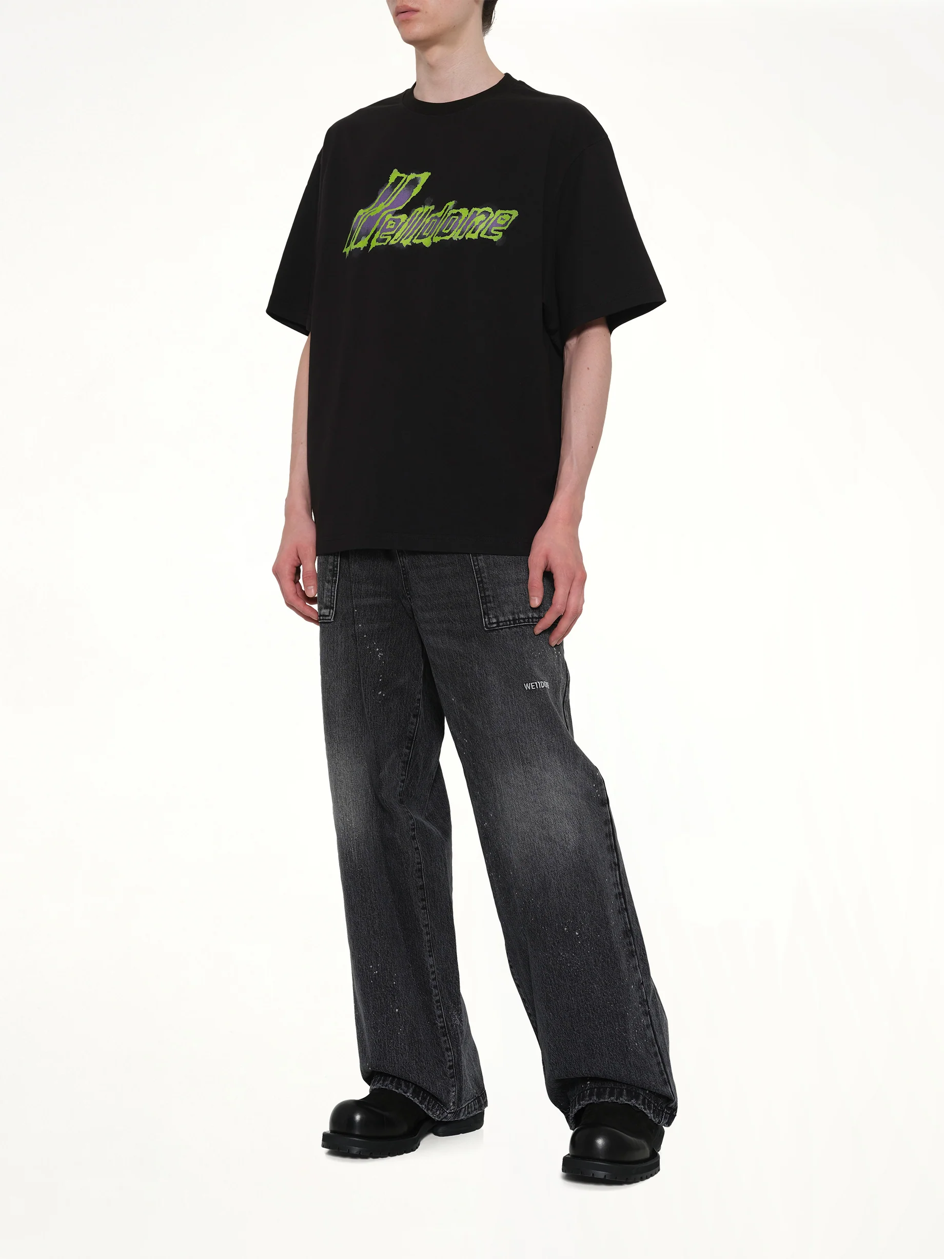 Watercolor T-Shirt in Black - Image 4