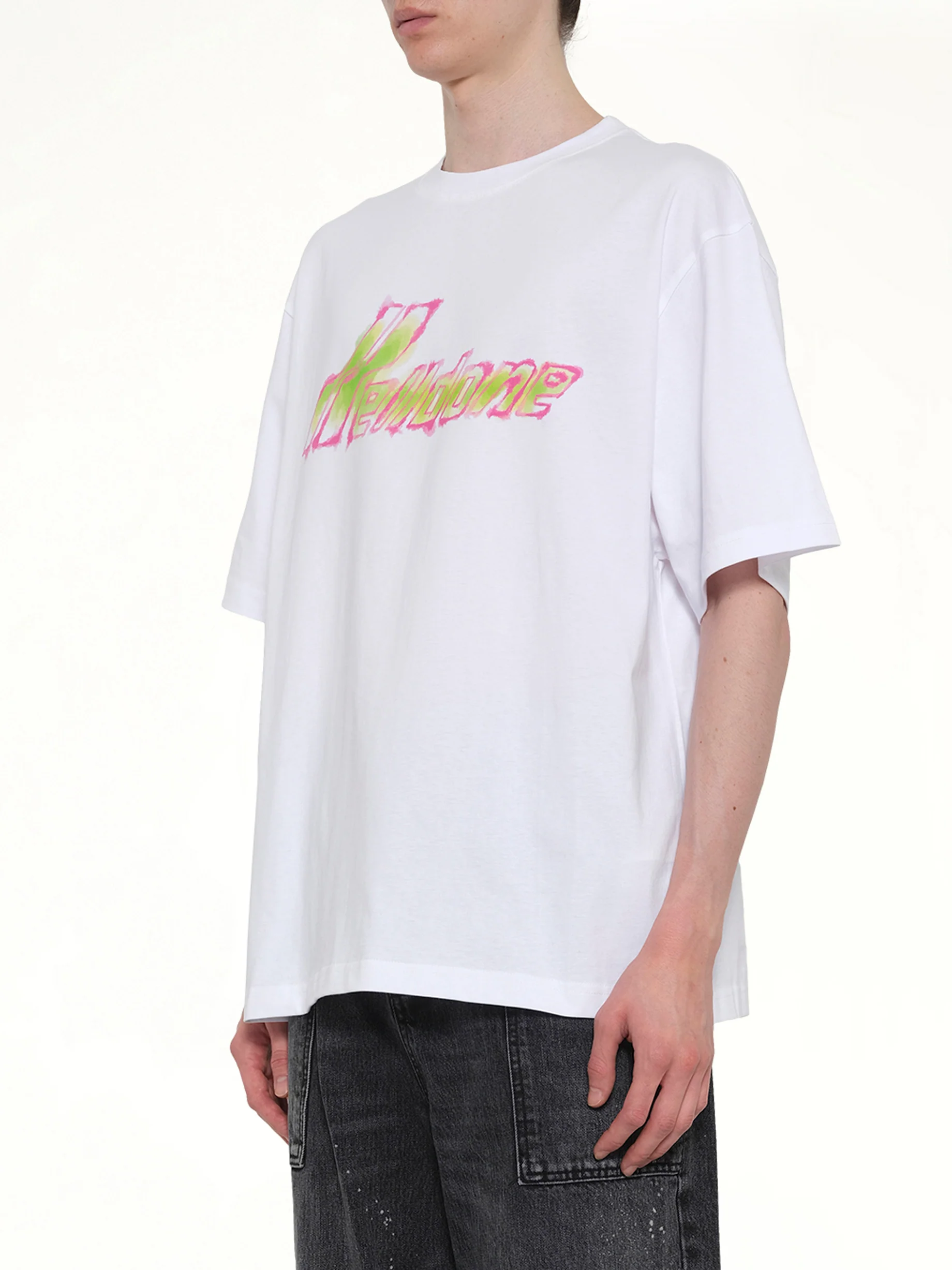 Watercolor T-Shirt in White - Image 3