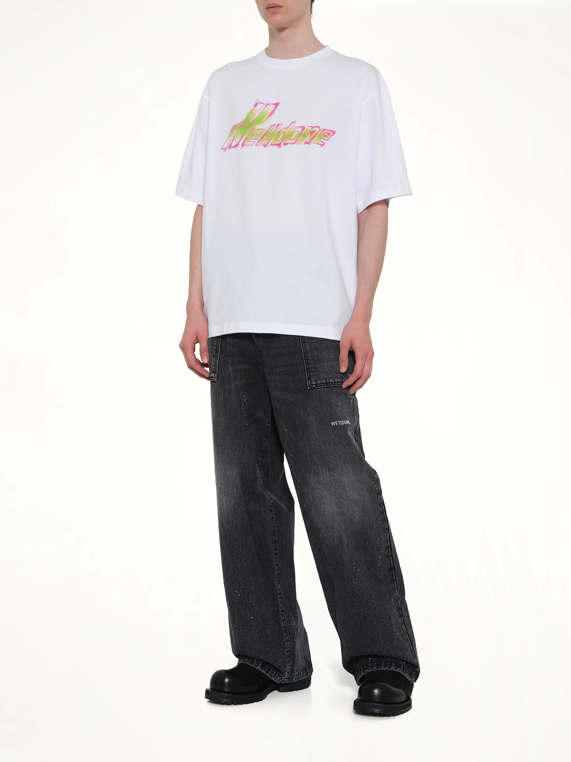 Watercolor T-Shirt in White - Image 4