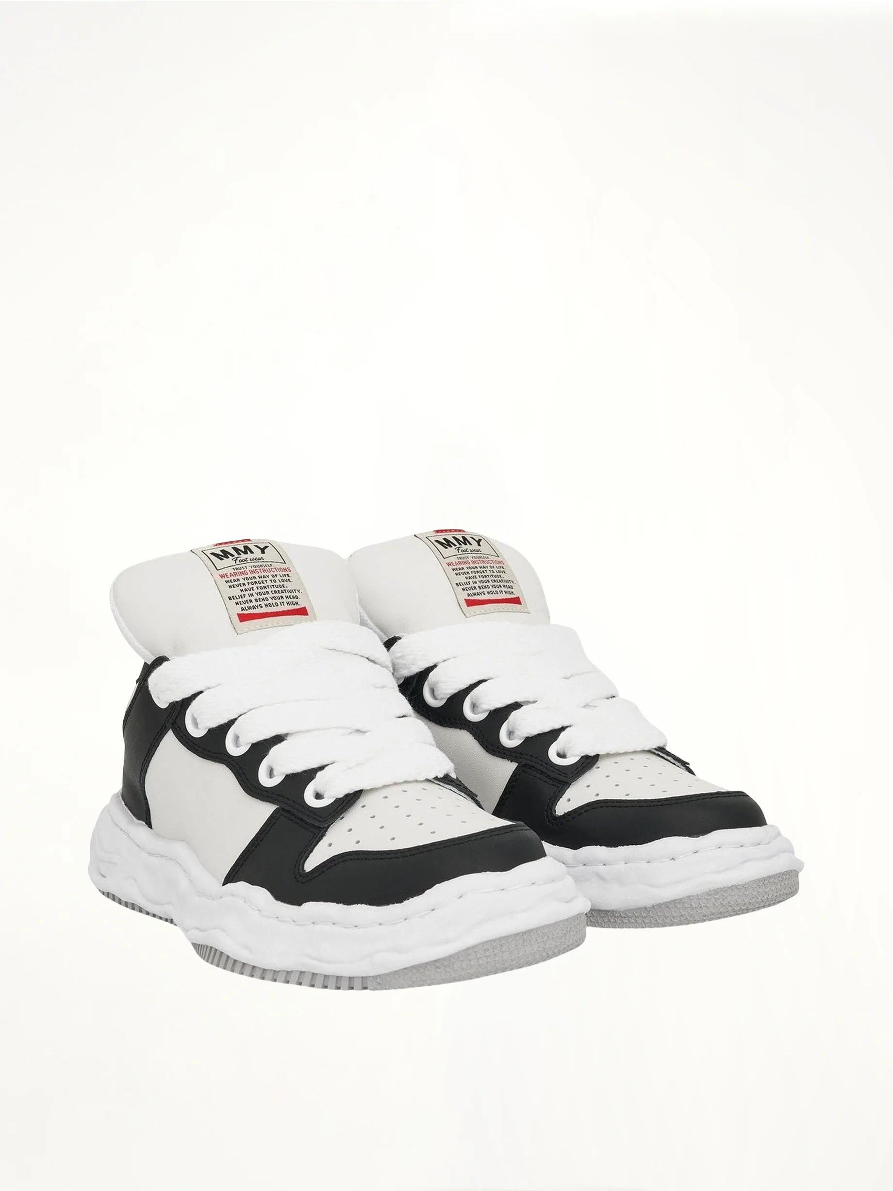 Wayne OG Puffer Sneaker in Black/White - Image 2