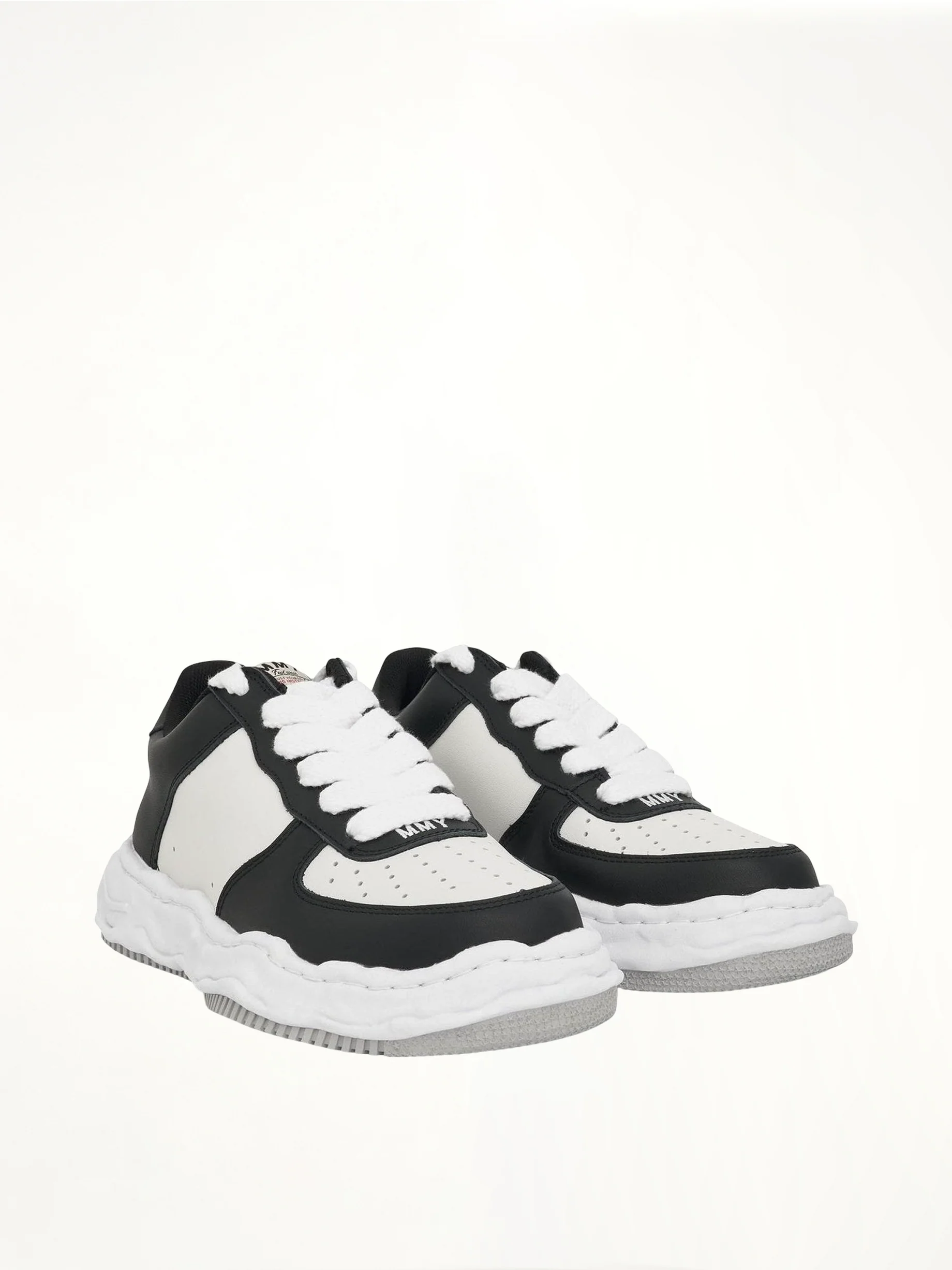 Wayne OG Sole Sneaker in Black/White - Image 2