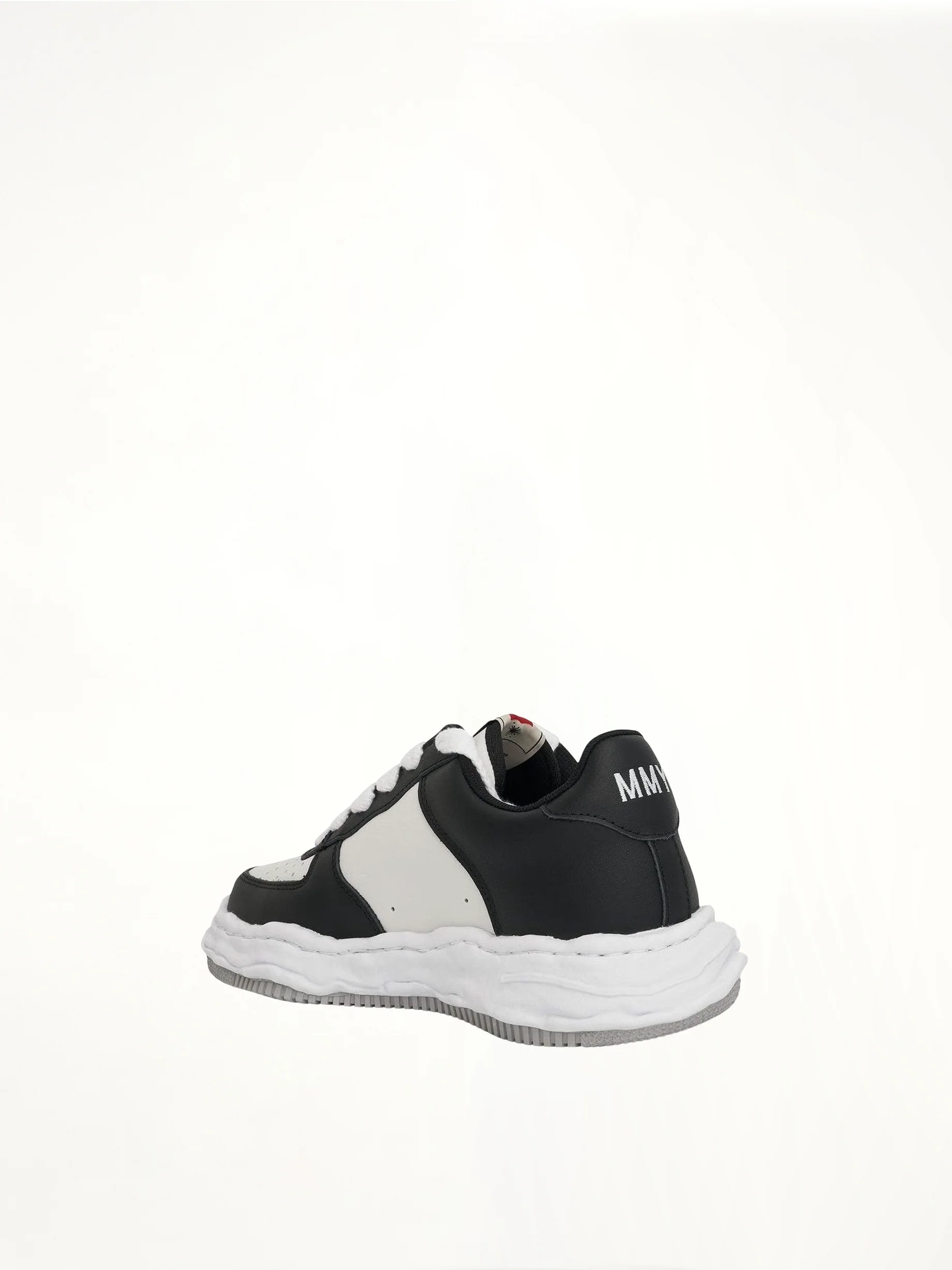 Wayne OG Sole Sneaker in Black/White - Image 3