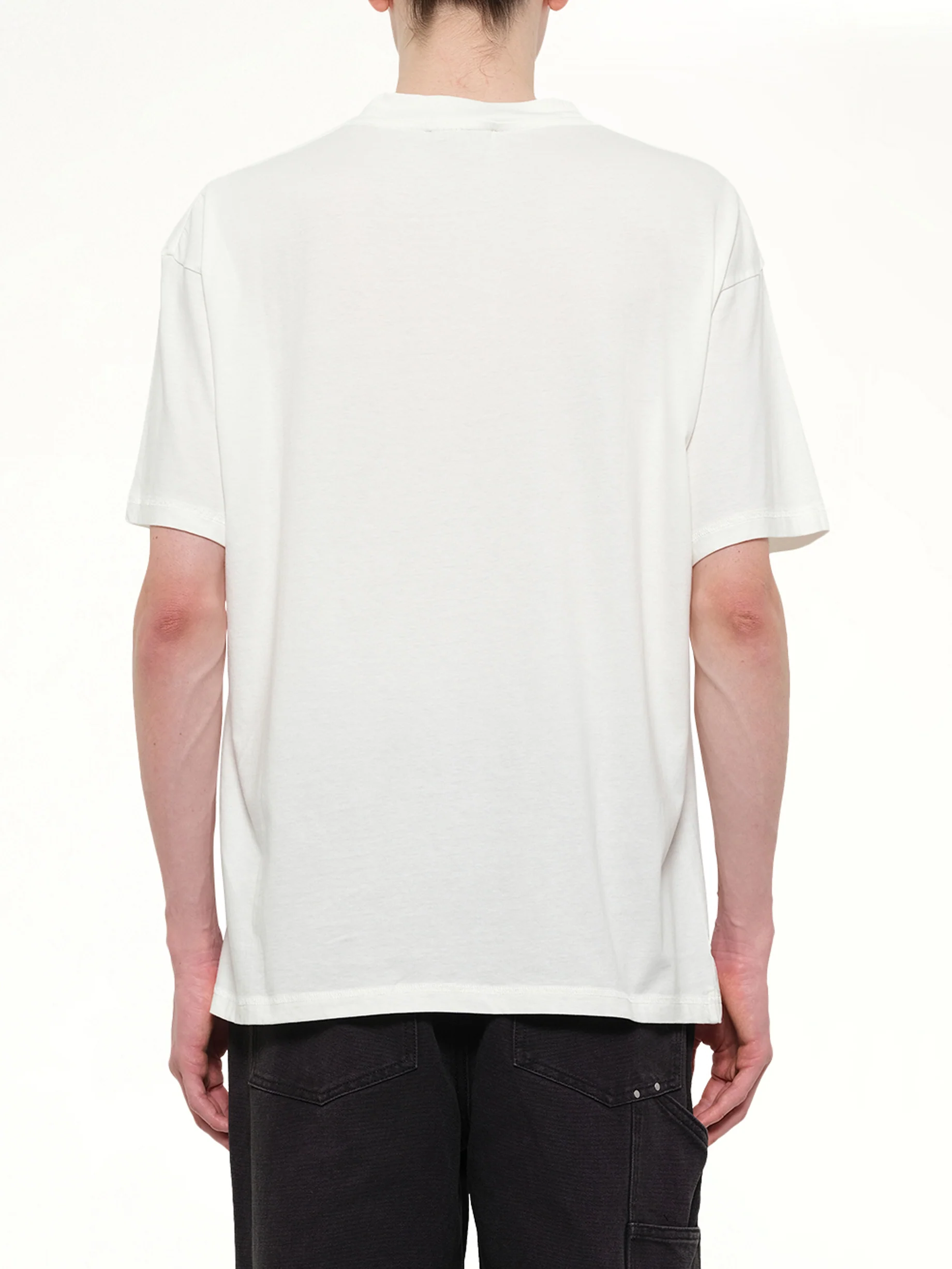 Western Initial T-Shirt in Flat White - Image 5