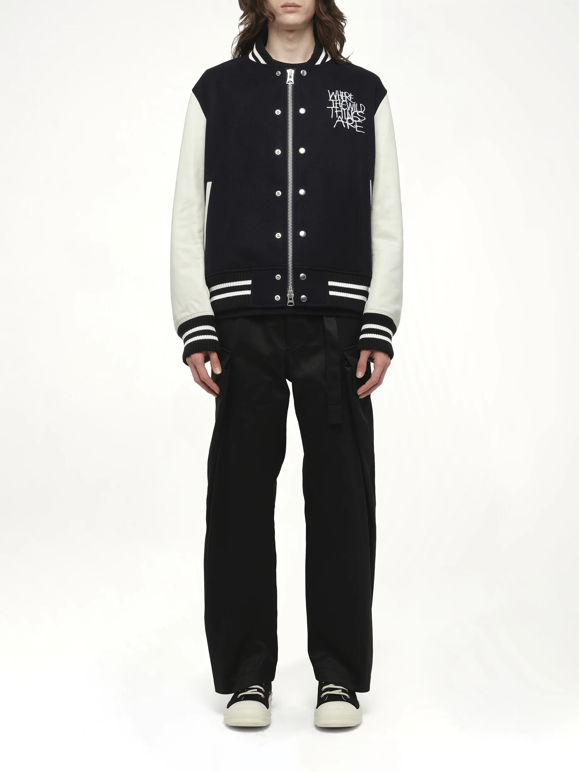 WHERE THE WILD THINGS ARE Blouson in Navy/Off White - Image 7