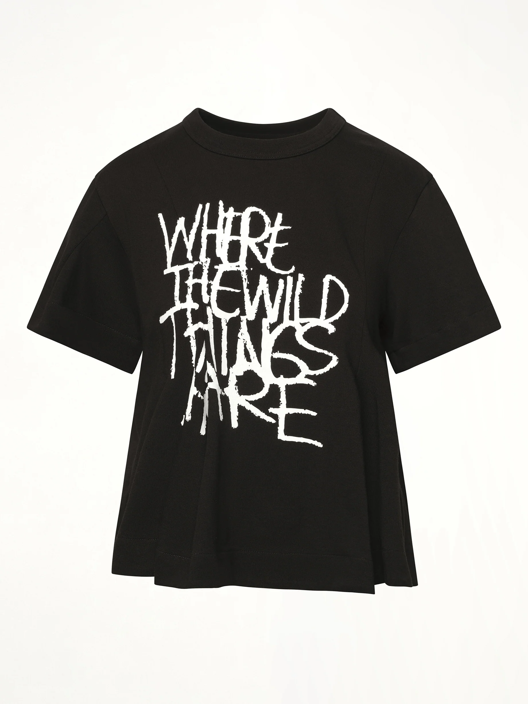 WHERE THE WILD THINGS ARE Cotton Jersey T-Shirt in Black - Image 2