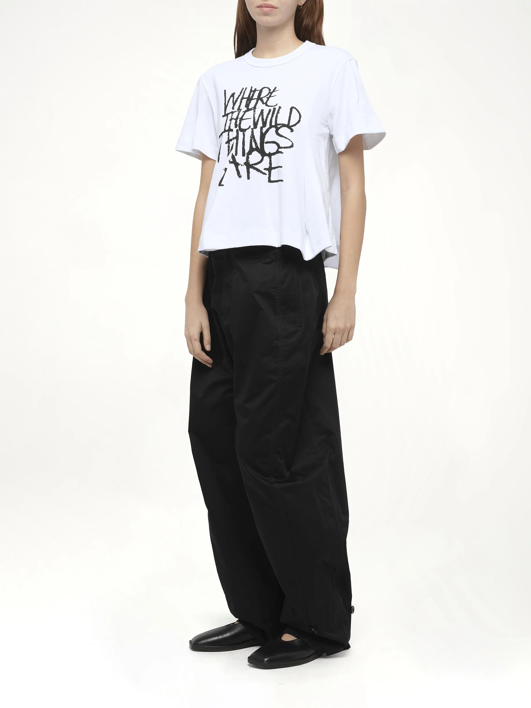 WHERE THE WILD THINGS ARE Cotton Jersey T-Shirt in White - Image 4