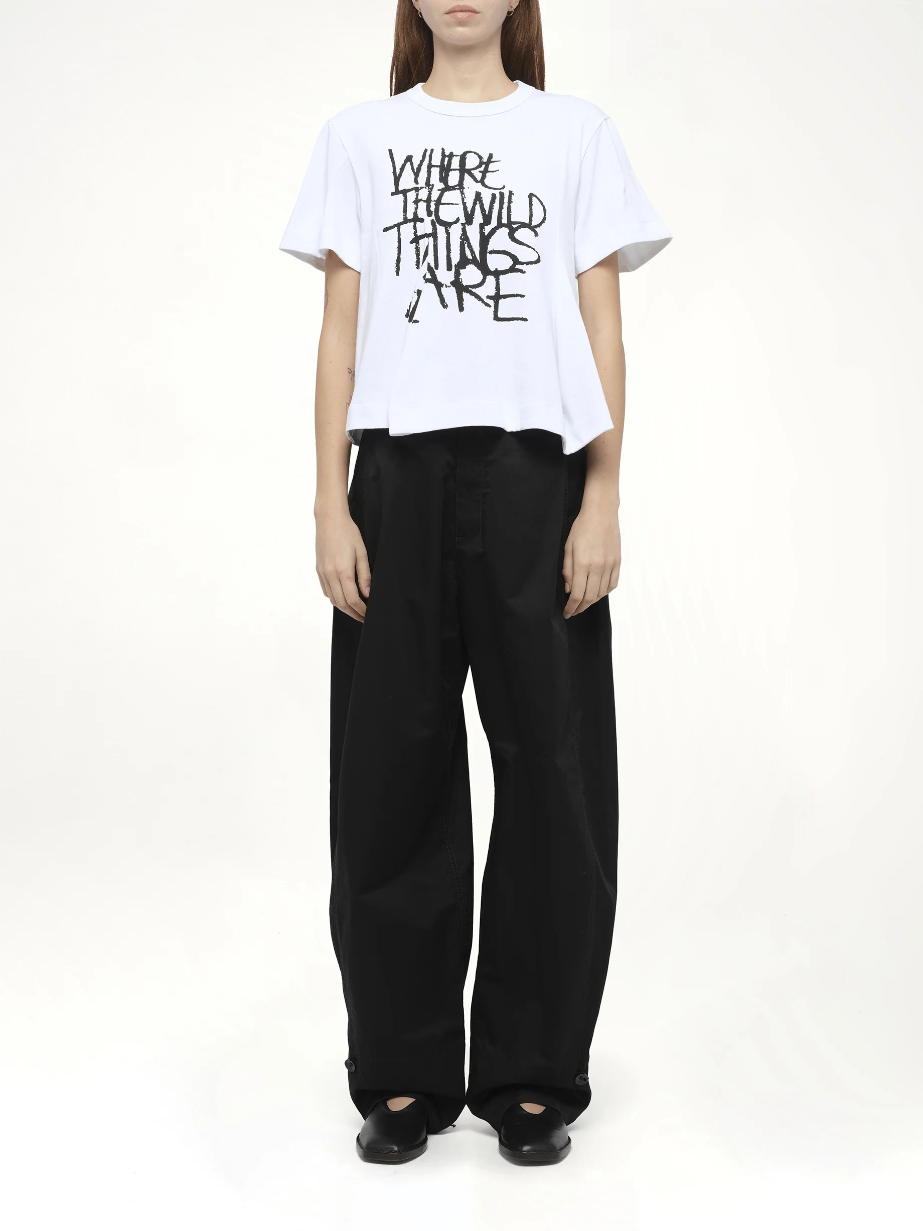 WHERE THE WILD THINGS ARE Cotton Jersey T-Shirt in White - Image 7