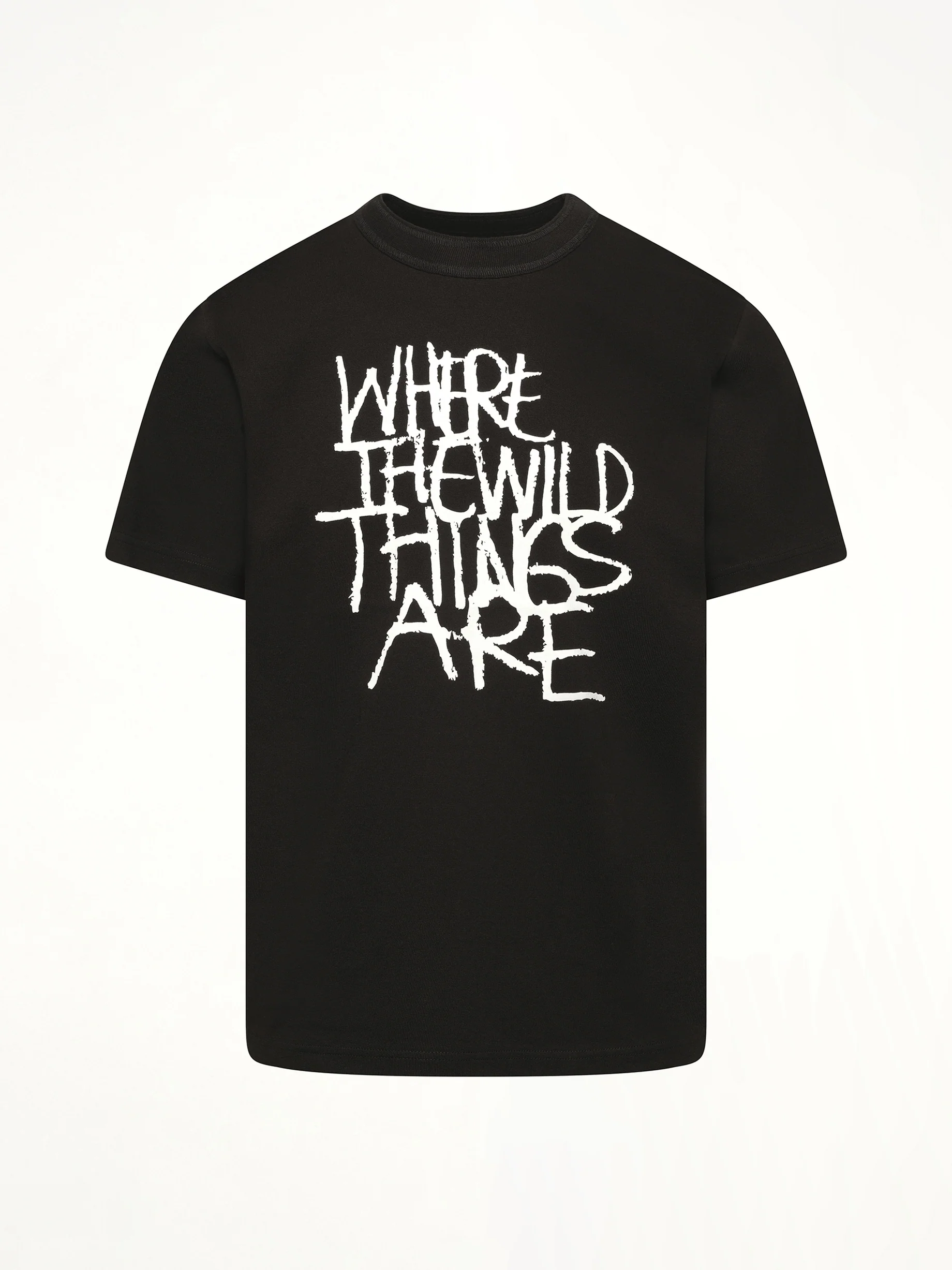 WHERE THE WILD THINGS ARE Logo T-Shirt in Black - Image 2