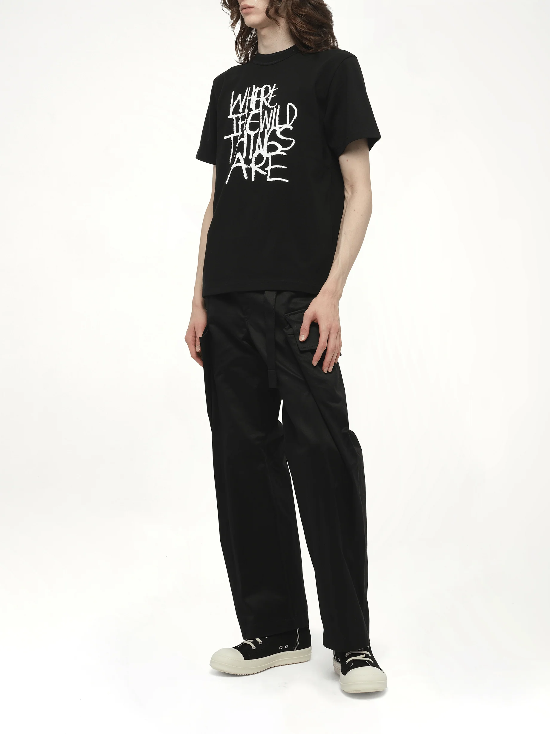 WHERE THE WILD THINGS ARE Logo T-Shirt in Black - Image 4