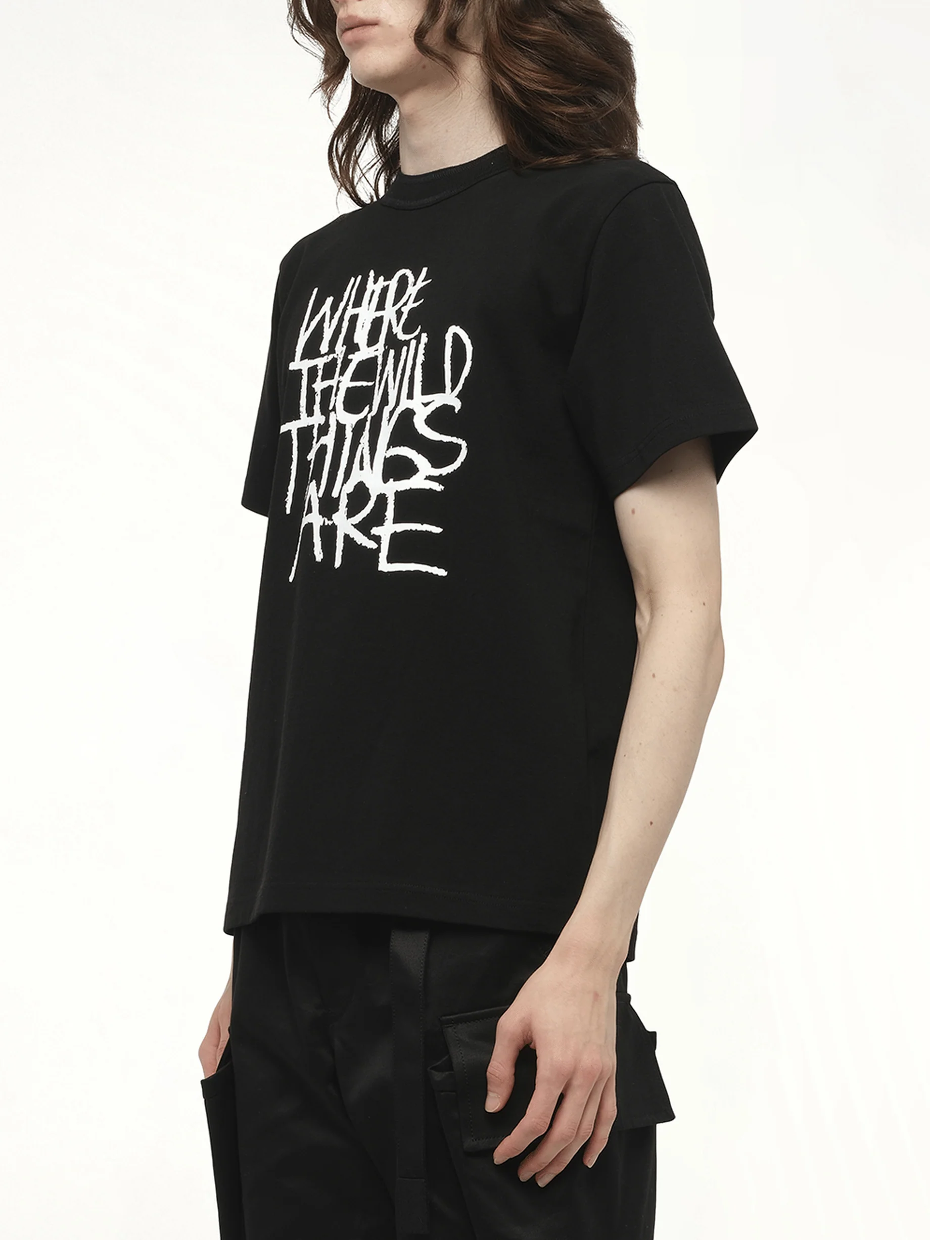 WHERE THE WILD THINGS ARE Logo T-Shirt in Black - Image 5