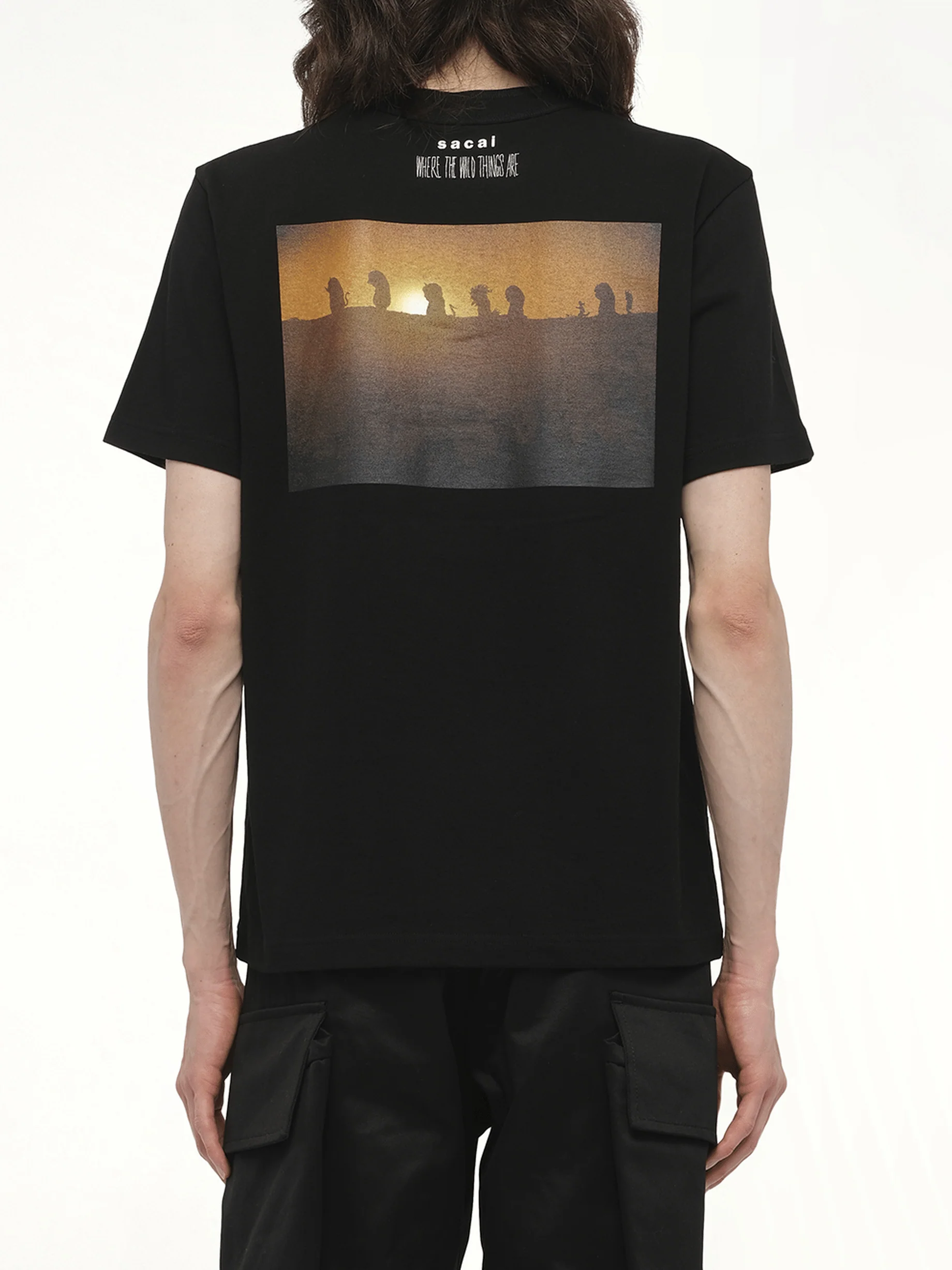 WHERE THE WILD THINGS ARE Logo T-Shirt in Black - Image 6