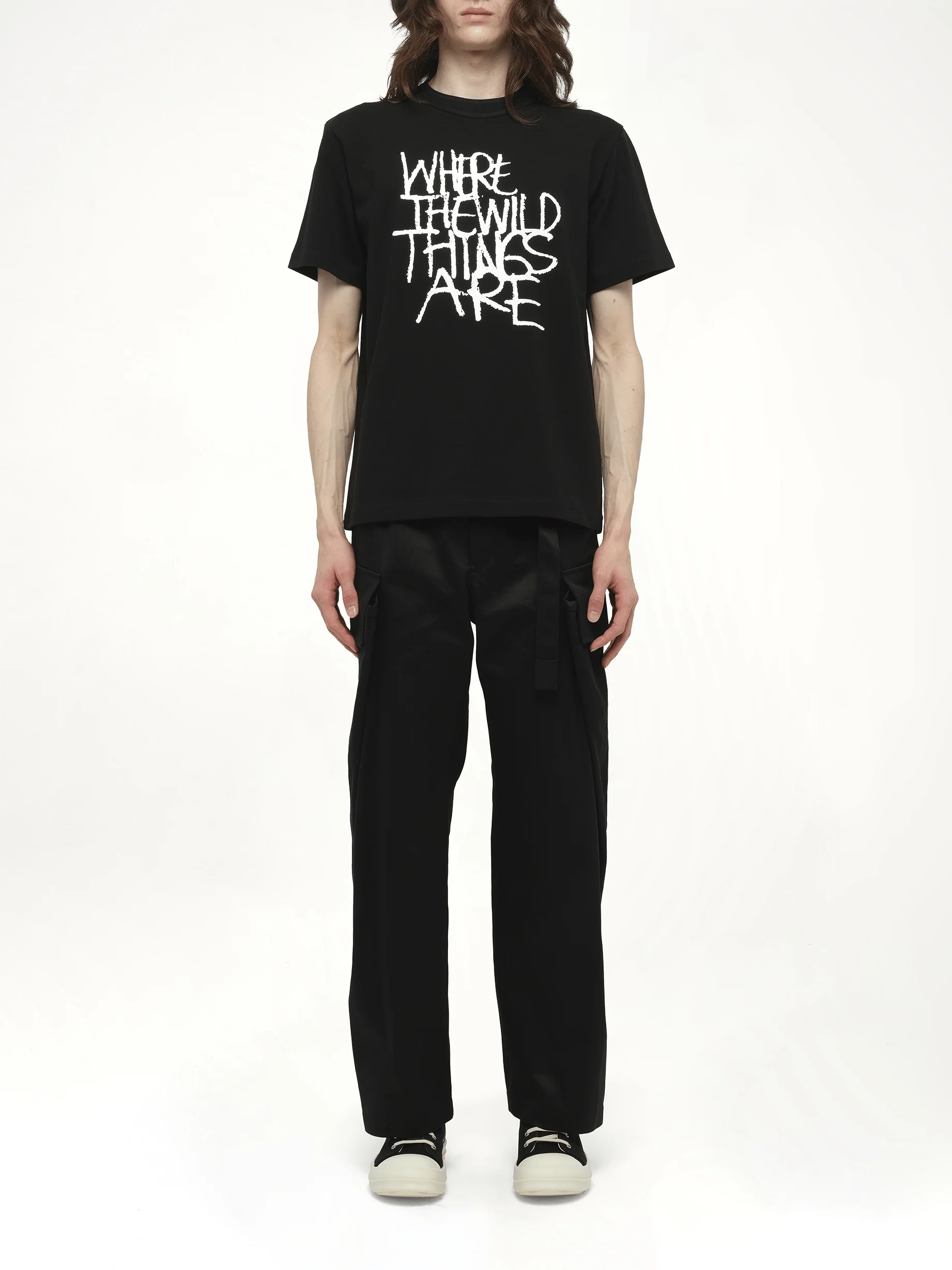 WHERE THE WILD THINGS ARE Logo T-Shirt in Black - Image 7