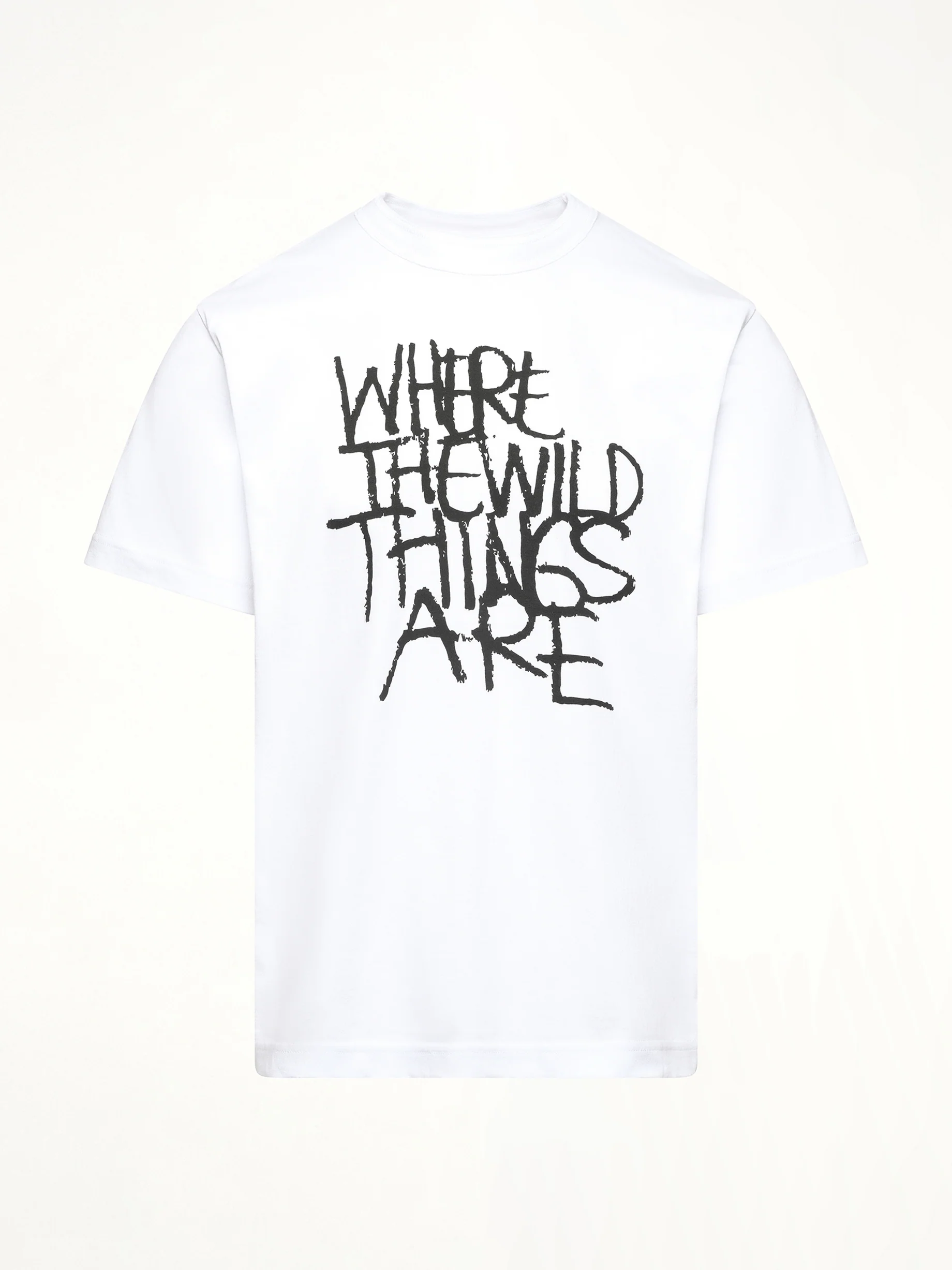 WHERE THE WILD THINGS ARE Logo T-Shirt in White - Image 2