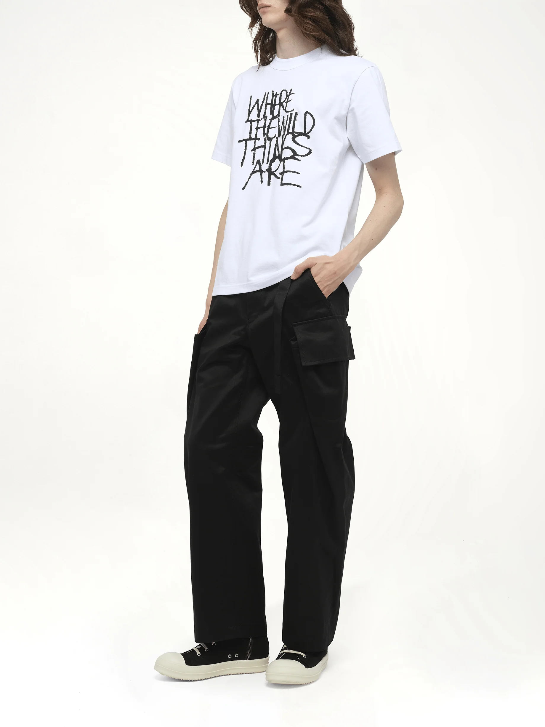 WHERE THE WILD THINGS ARE Logo T-Shirt in White - Image 4