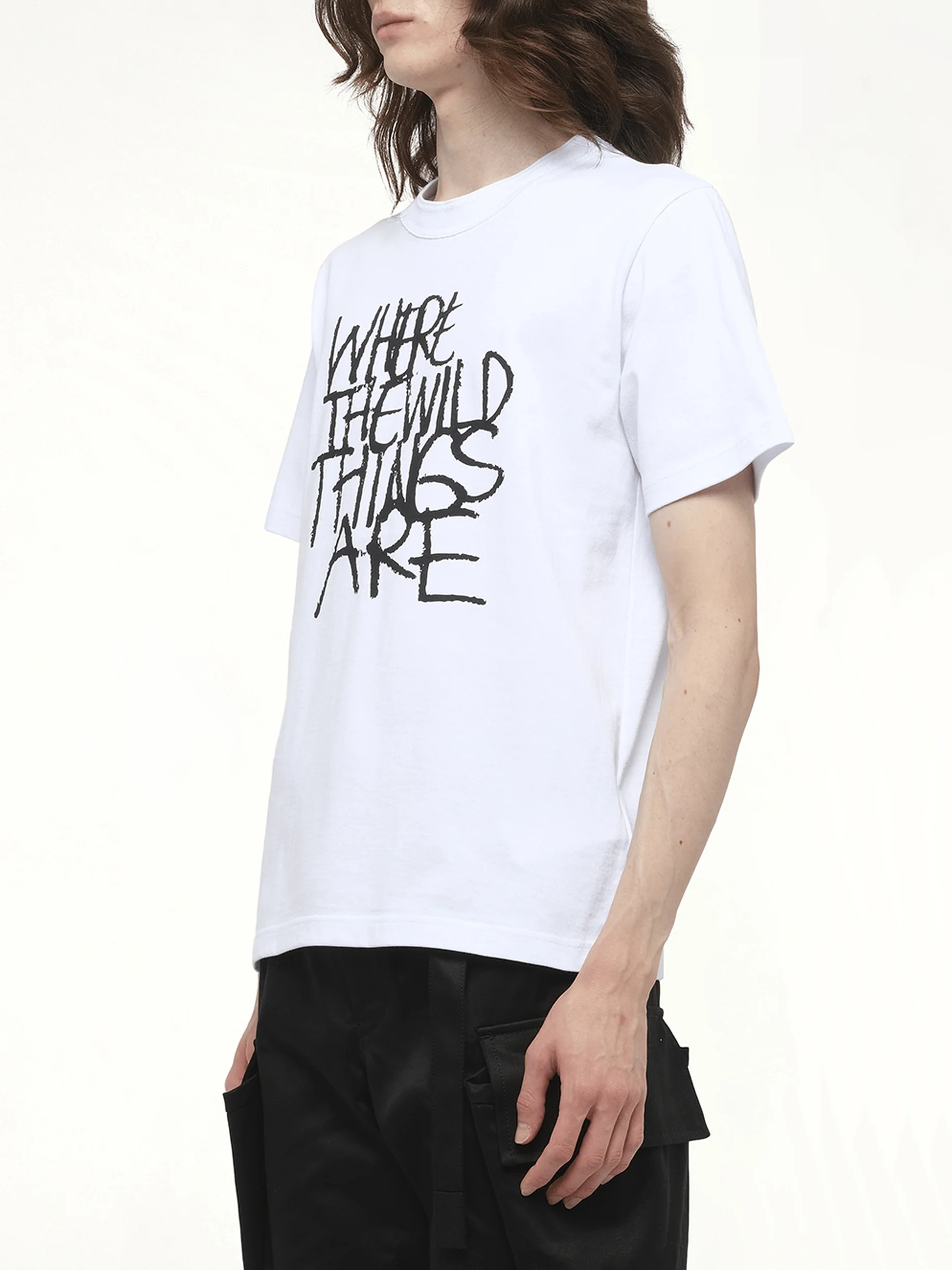 WHERE THE WILD THINGS ARE Logo T-Shirt in White - Image 5