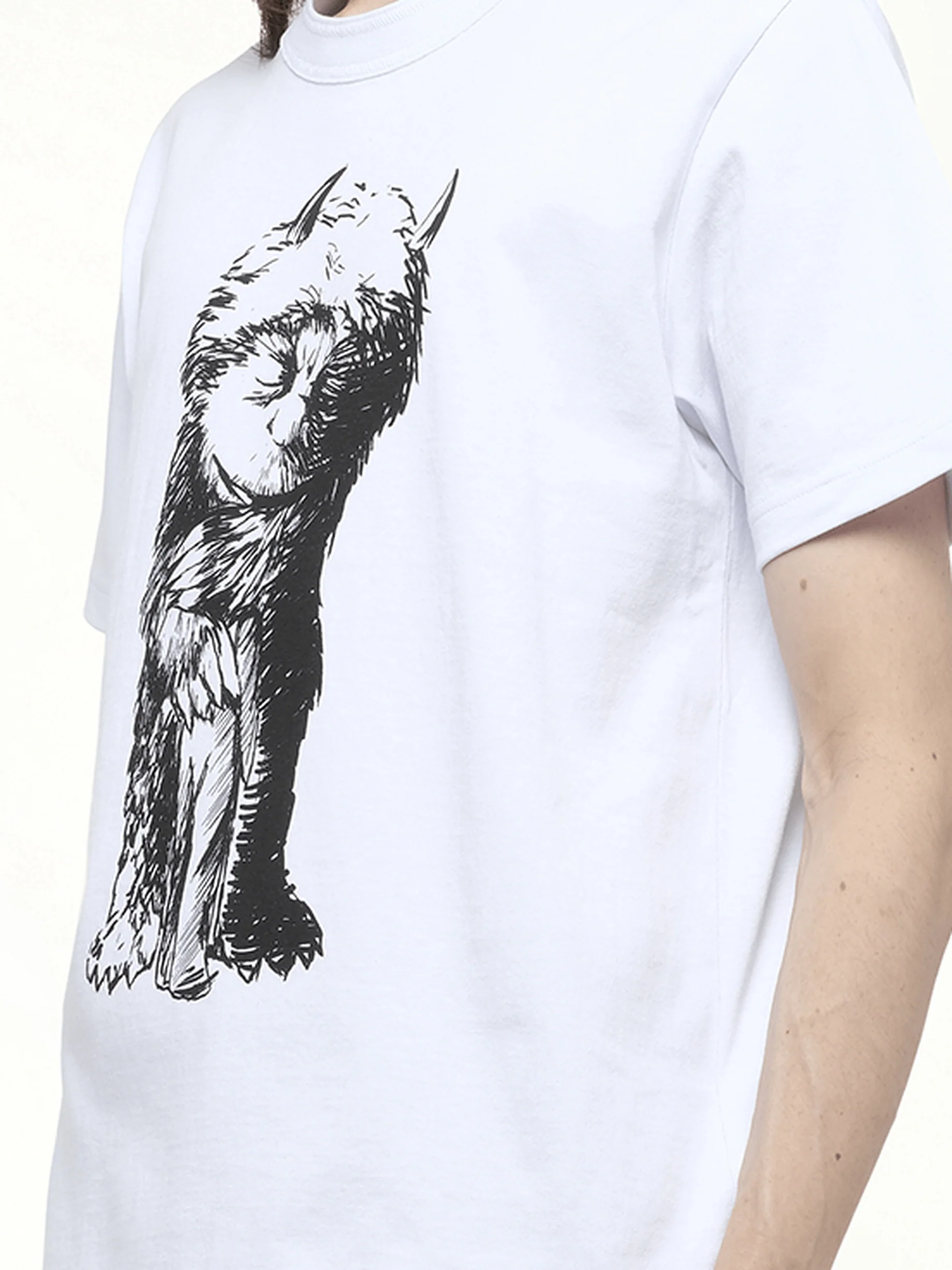 WHERE THE WILD THINGS ARE Monster T-Shirt in White - Image 3