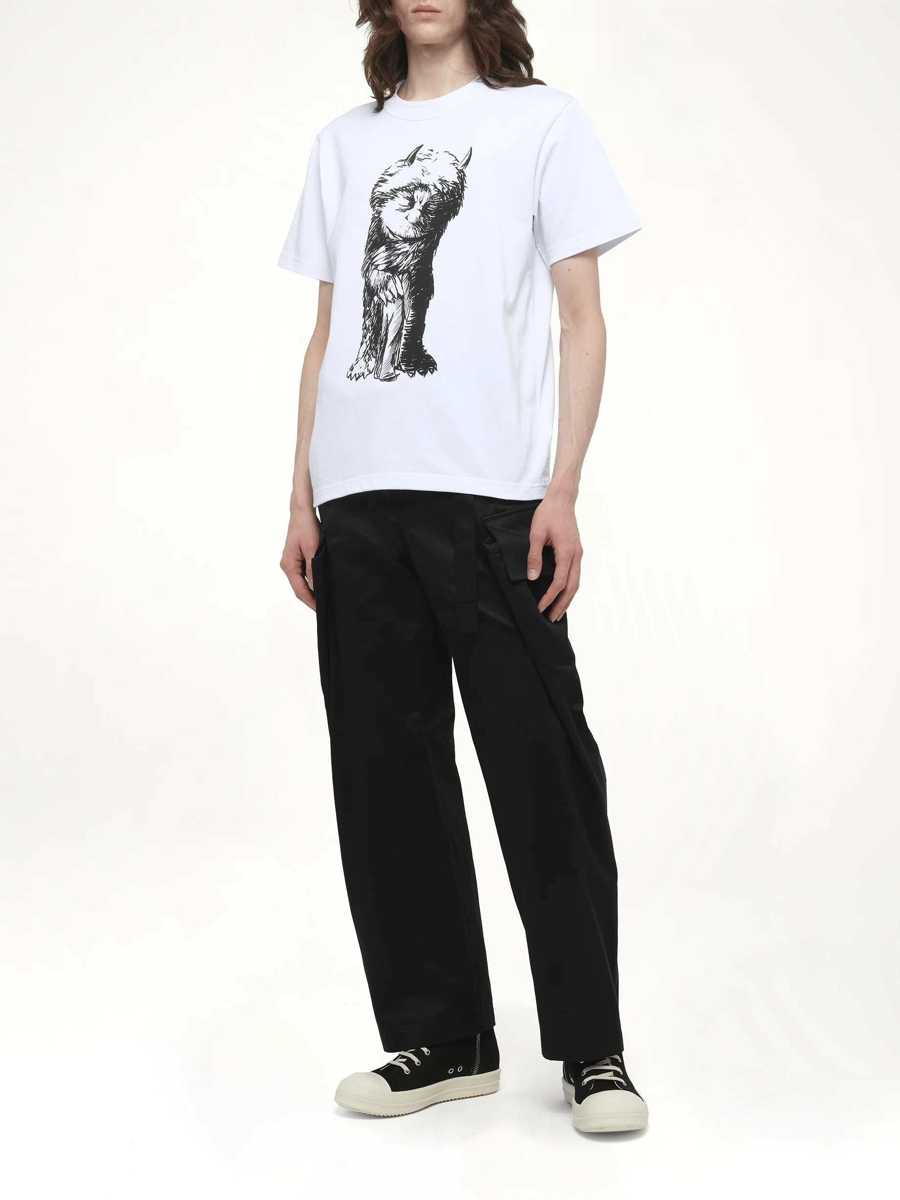 WHERE THE WILD THINGS ARE Monster T-Shirt in White - Image 4