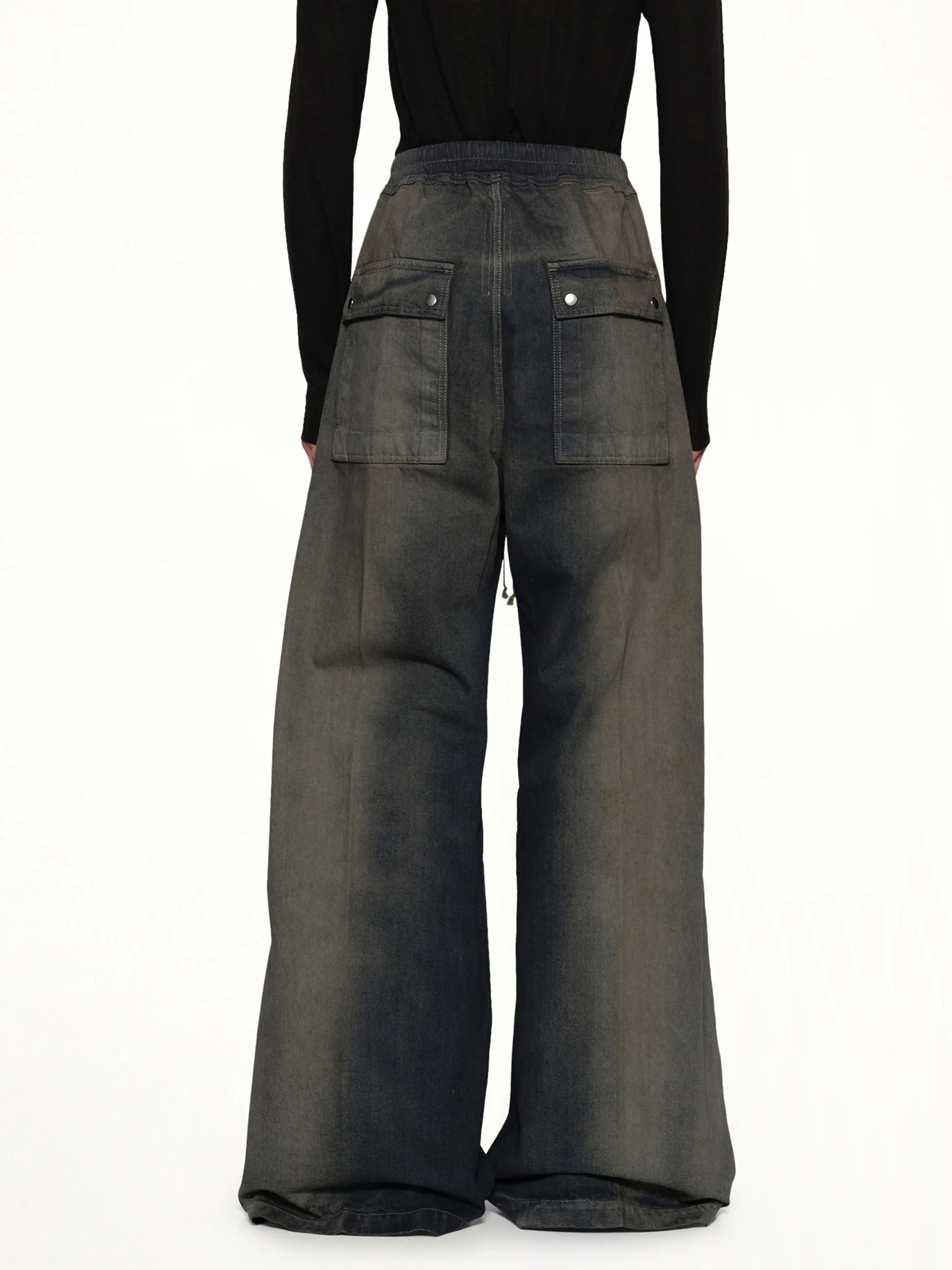 Wide Bela Pants in Darkdust Degrade - Image 5