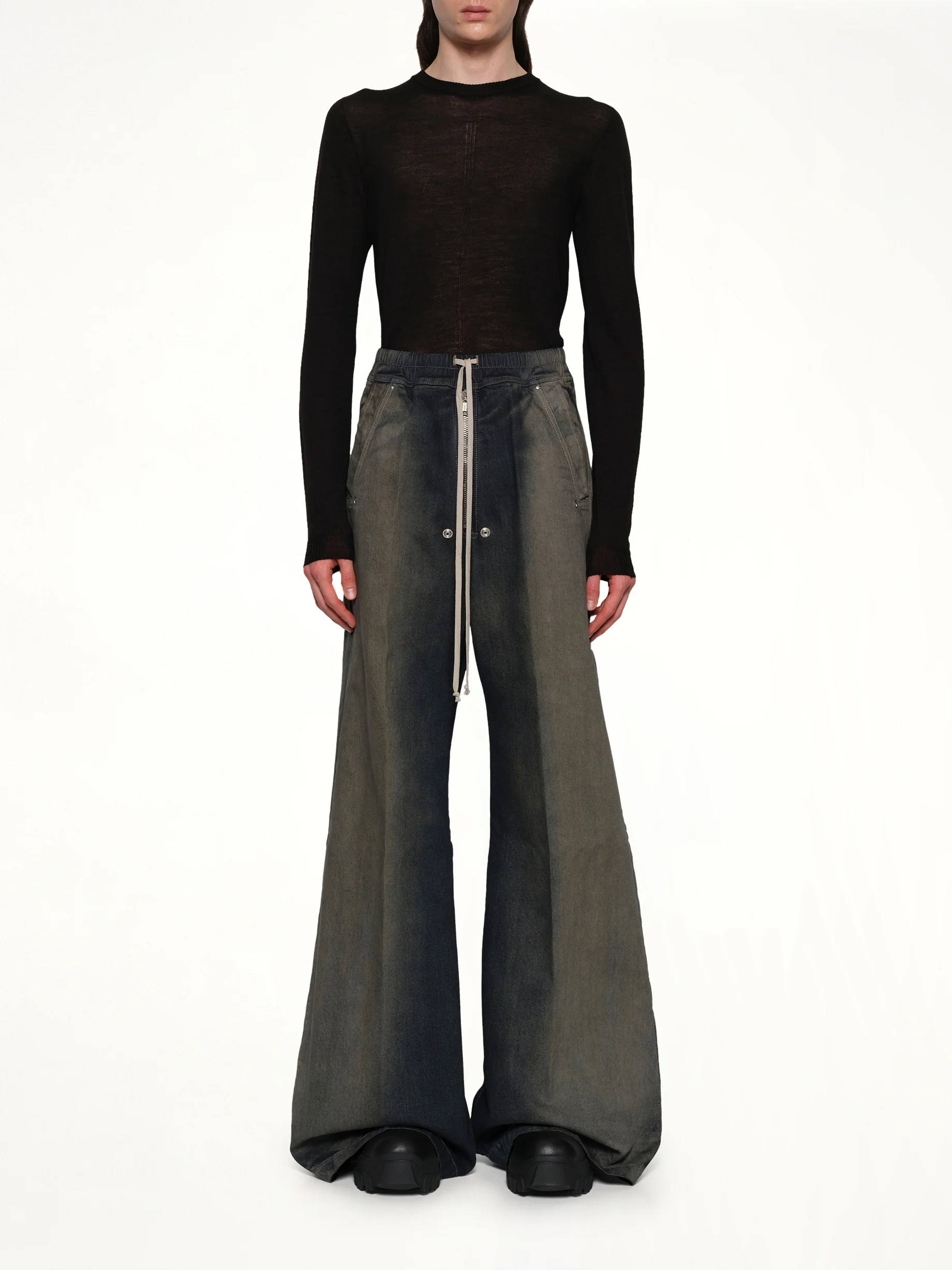 Wide Bela Pants in Darkdust Degrade - Image 7