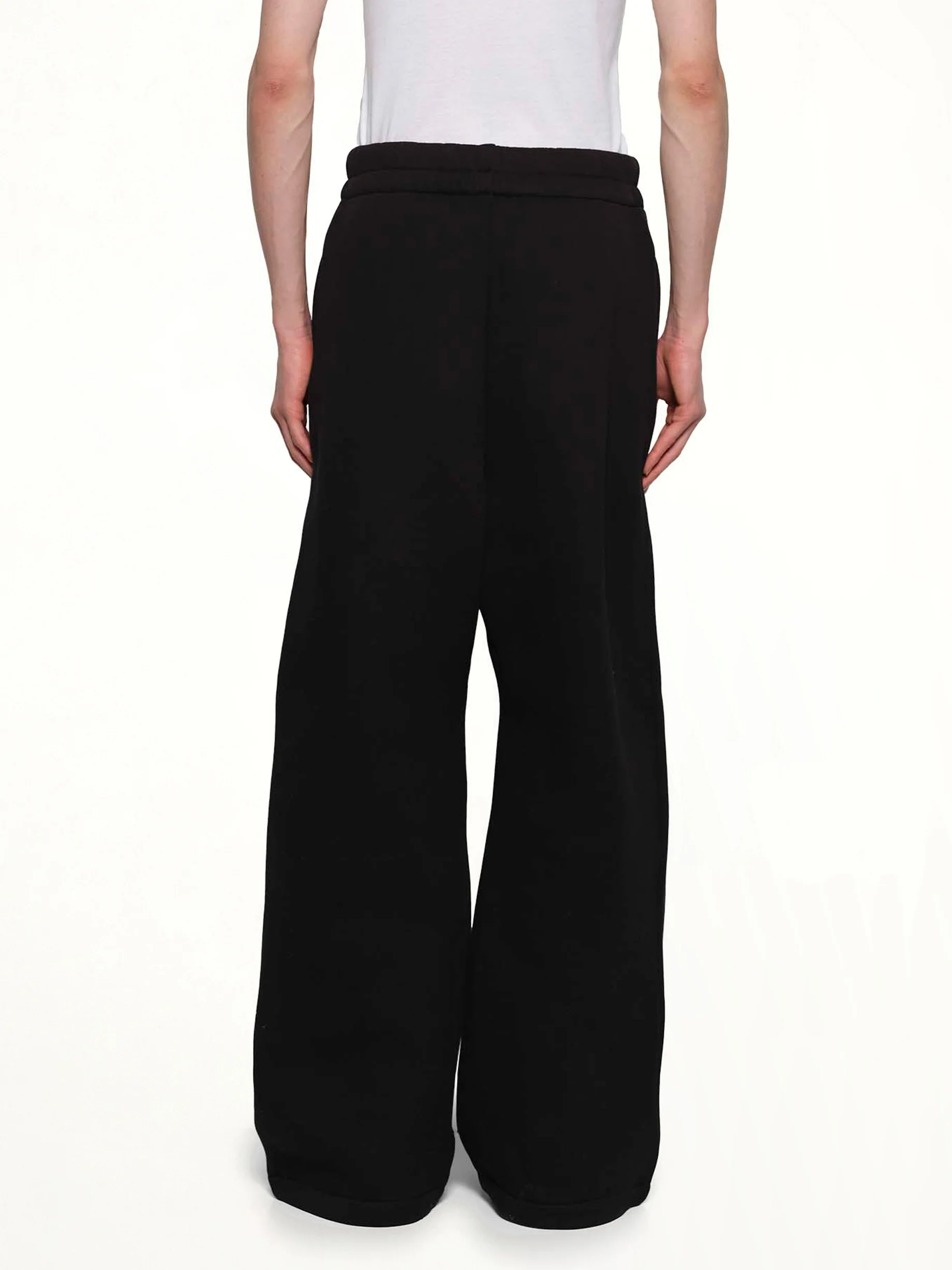Wide Leg Sweatpant in Black - Image 5