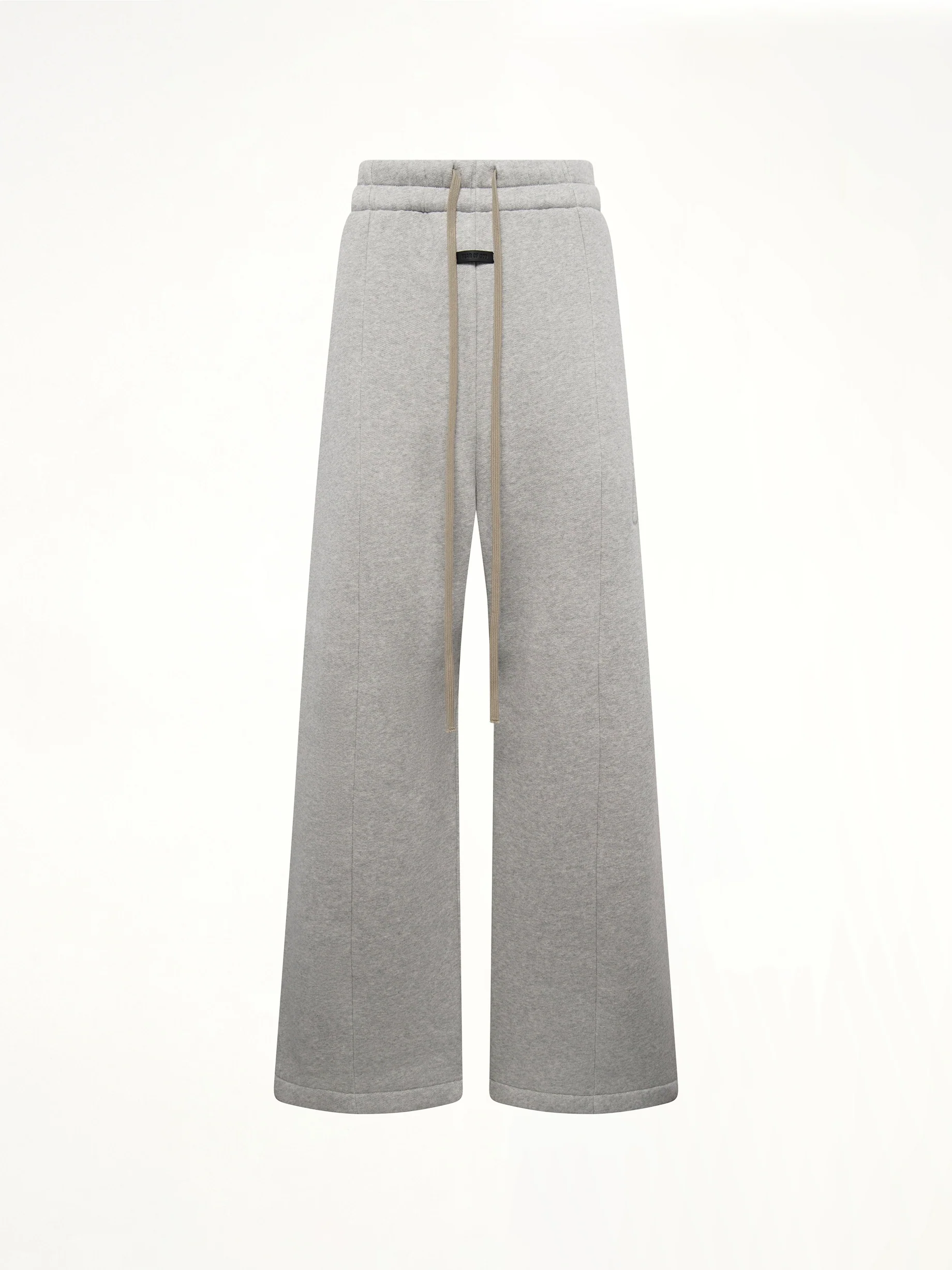 Wide Leg Sweatpant in Melange Grey - Image 2