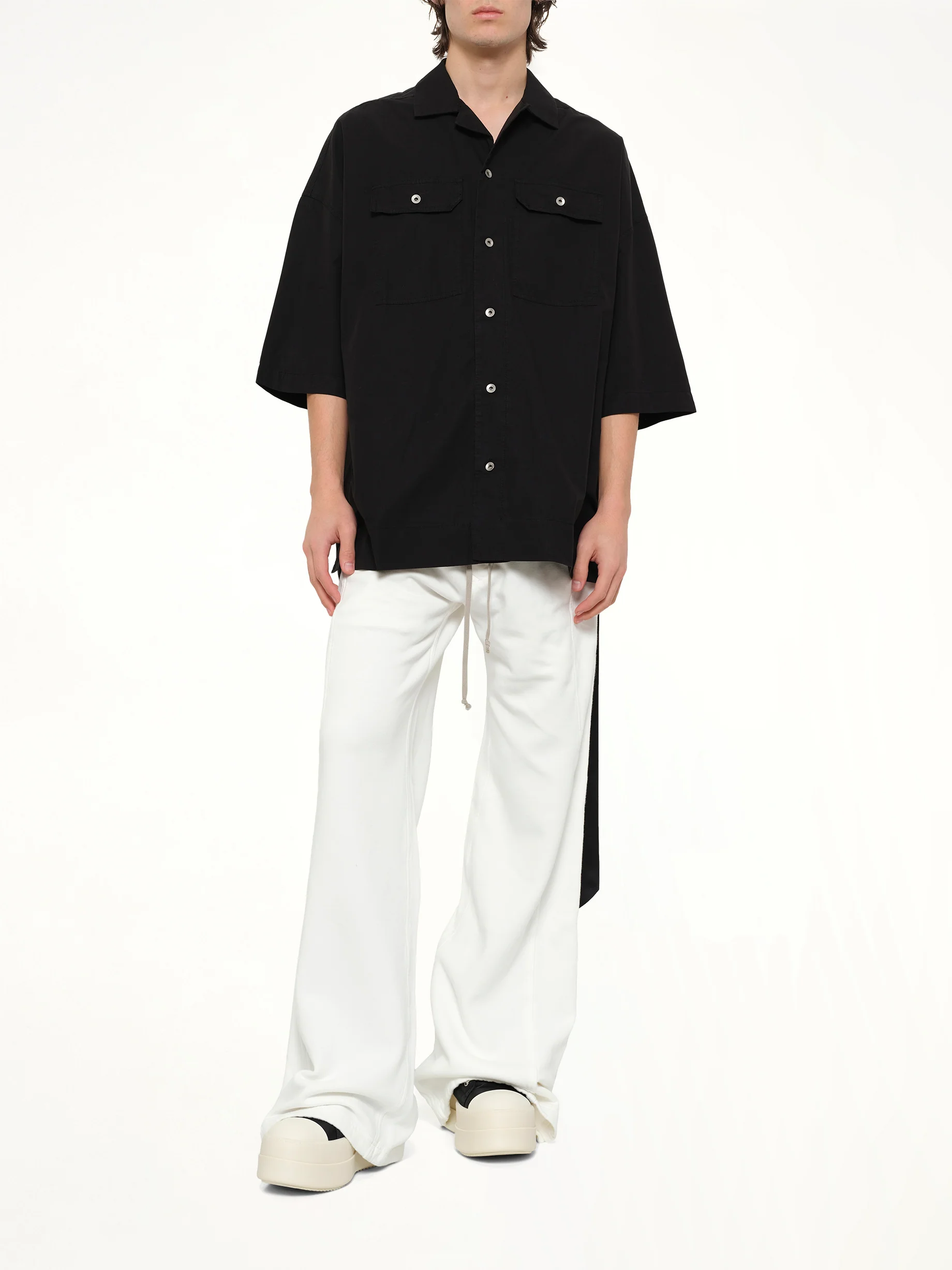 Wide Pusher Pants in Milk Wash - Image 4