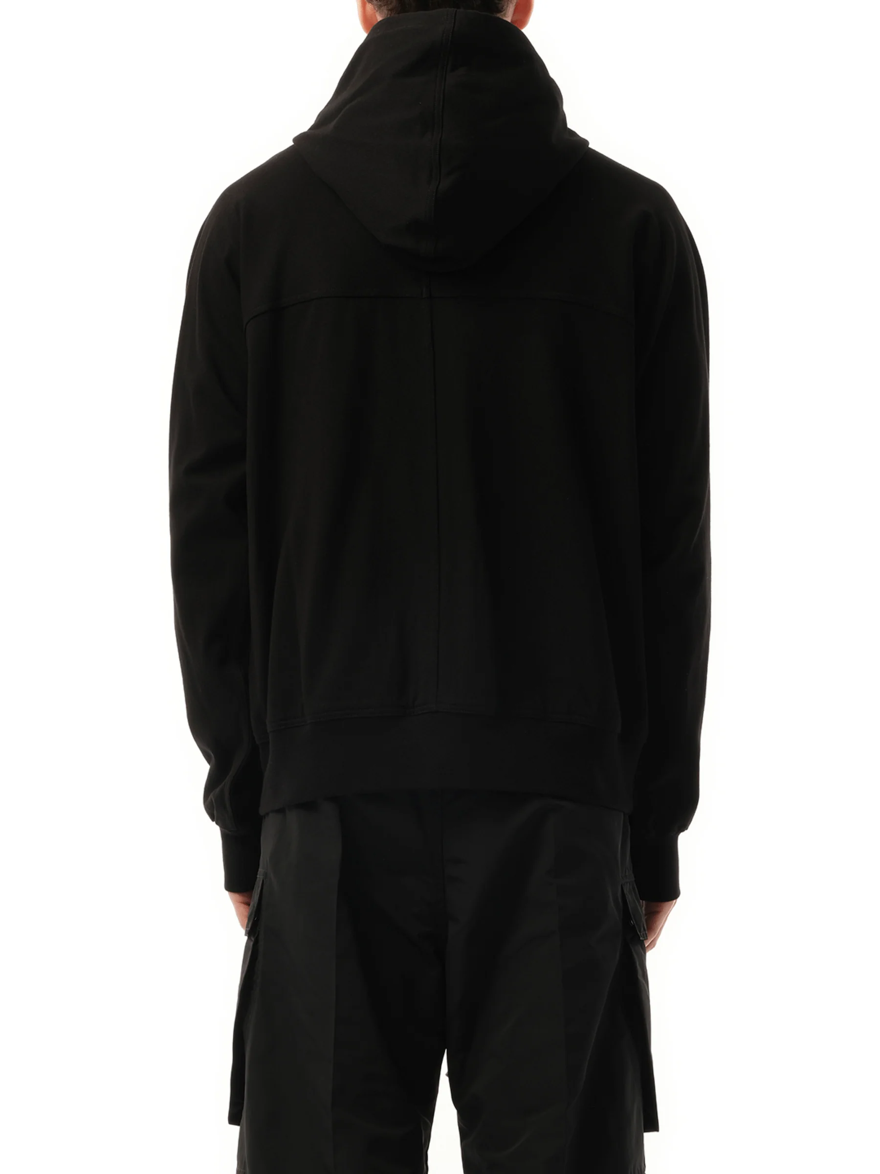 Windbreaker Hoodie in Black - Image 6