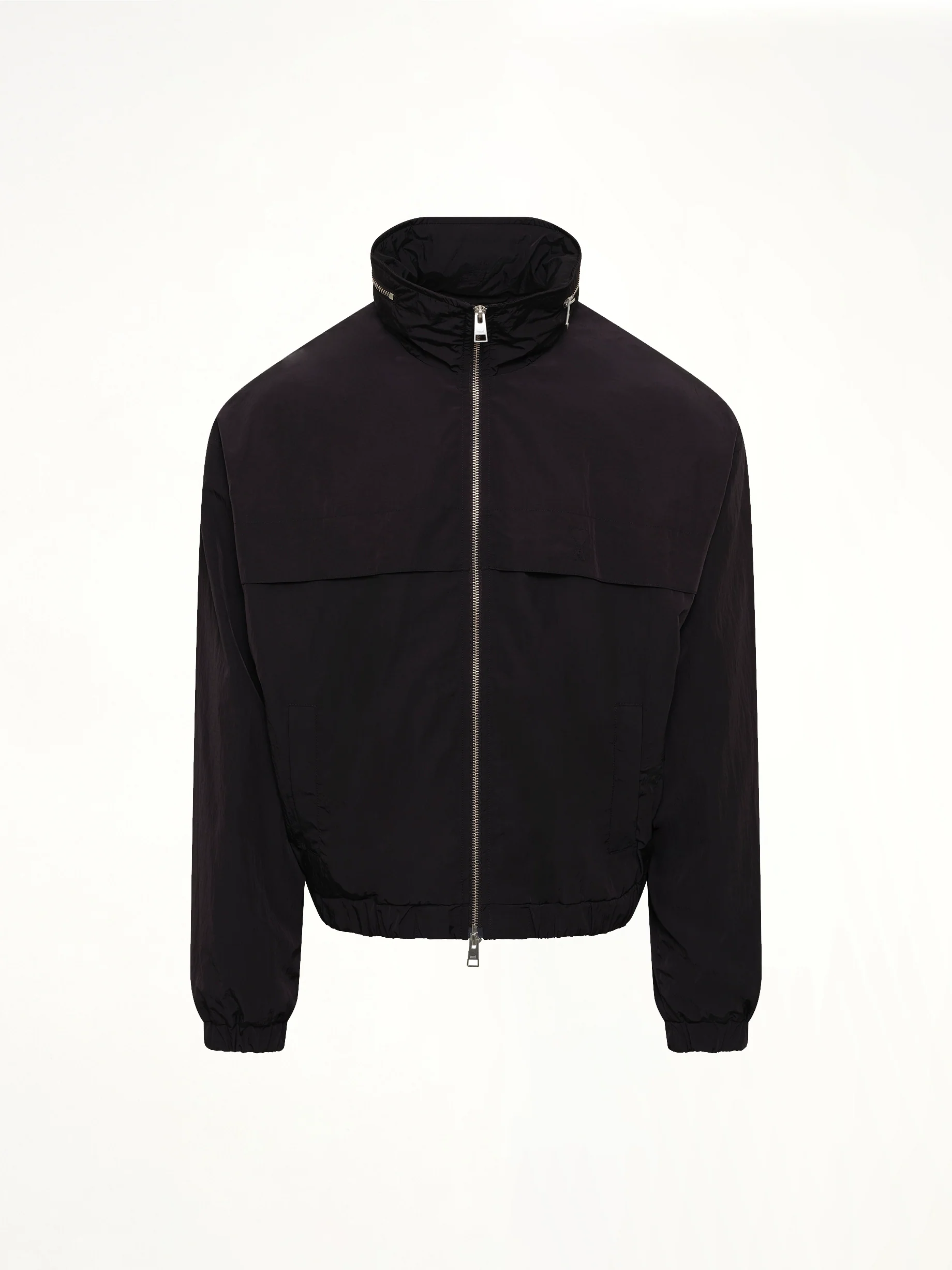 Windbreaker with Embossed ADC in Black - Image 2