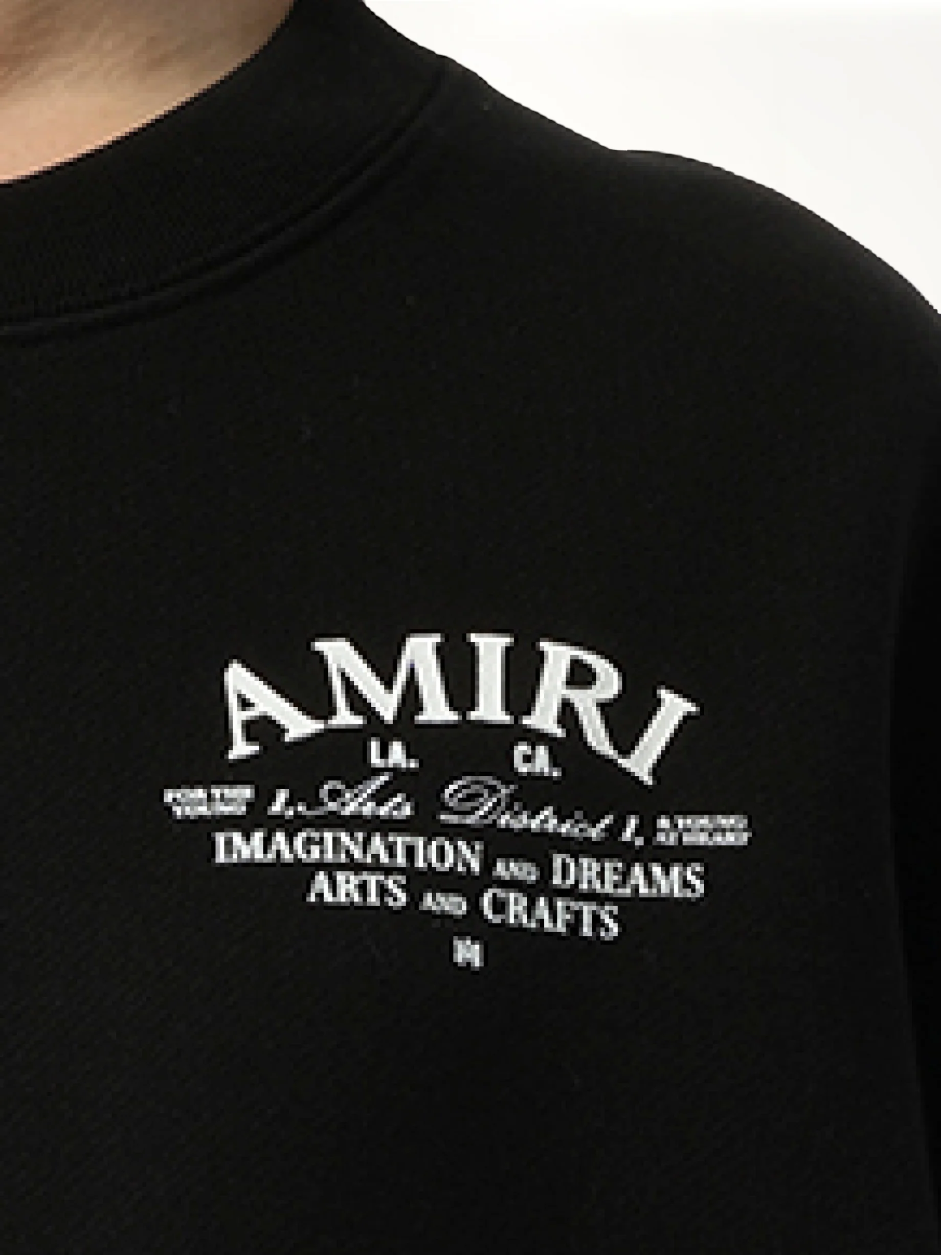 Amiri Arts District Sweatshirt in Black - Image 3