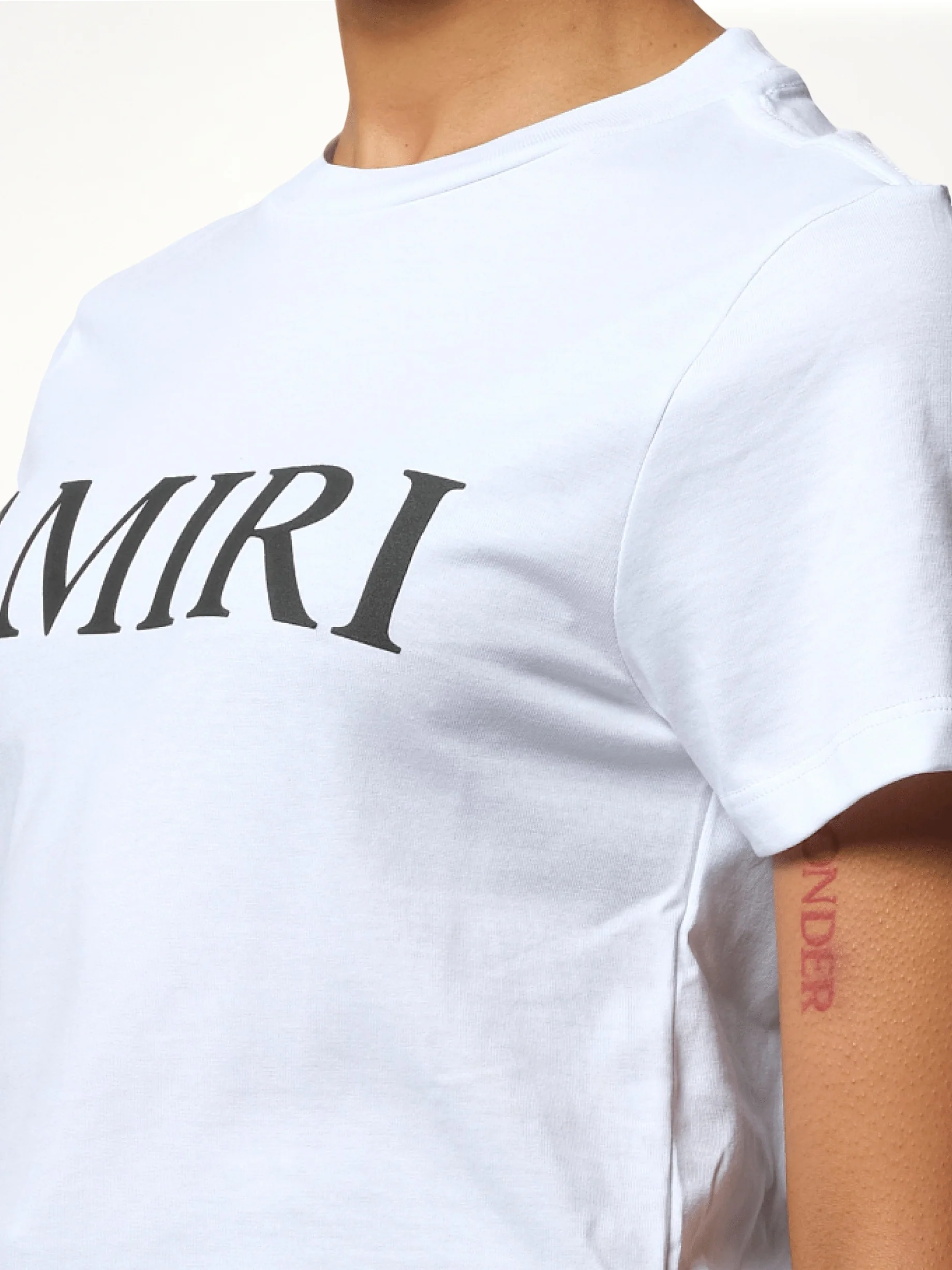Amiri Core Logo T-Shirt in White - Image 3
