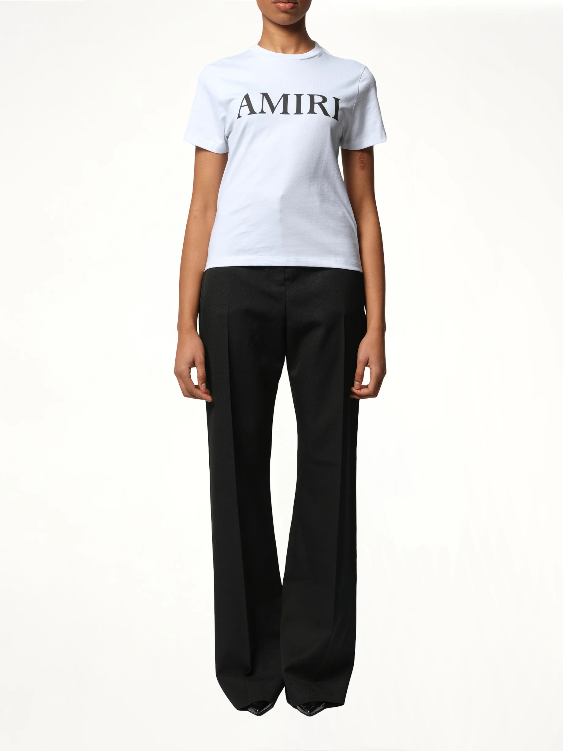 Amiri Core Logo T-Shirt in White - Image 4