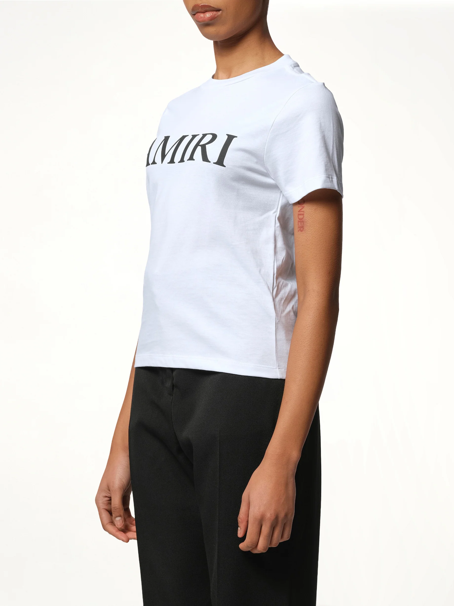 Amiri Core Logo T-Shirt in White - Image 5