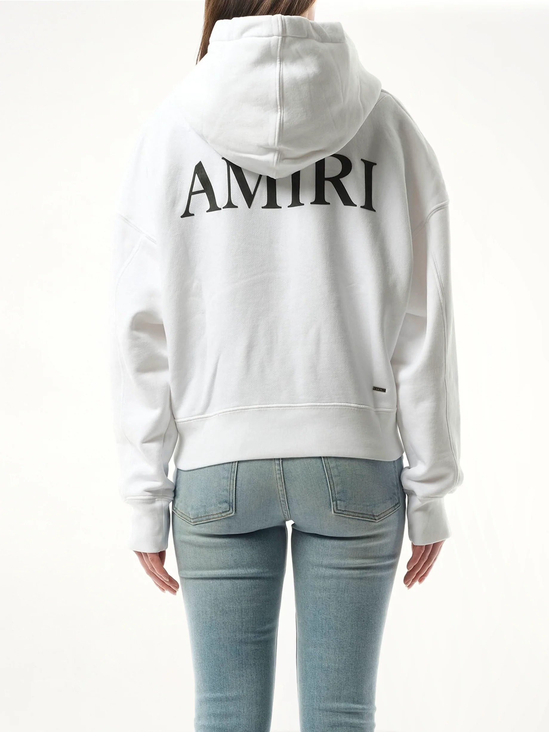 MA Core Logo Hoodie in White - Image 6