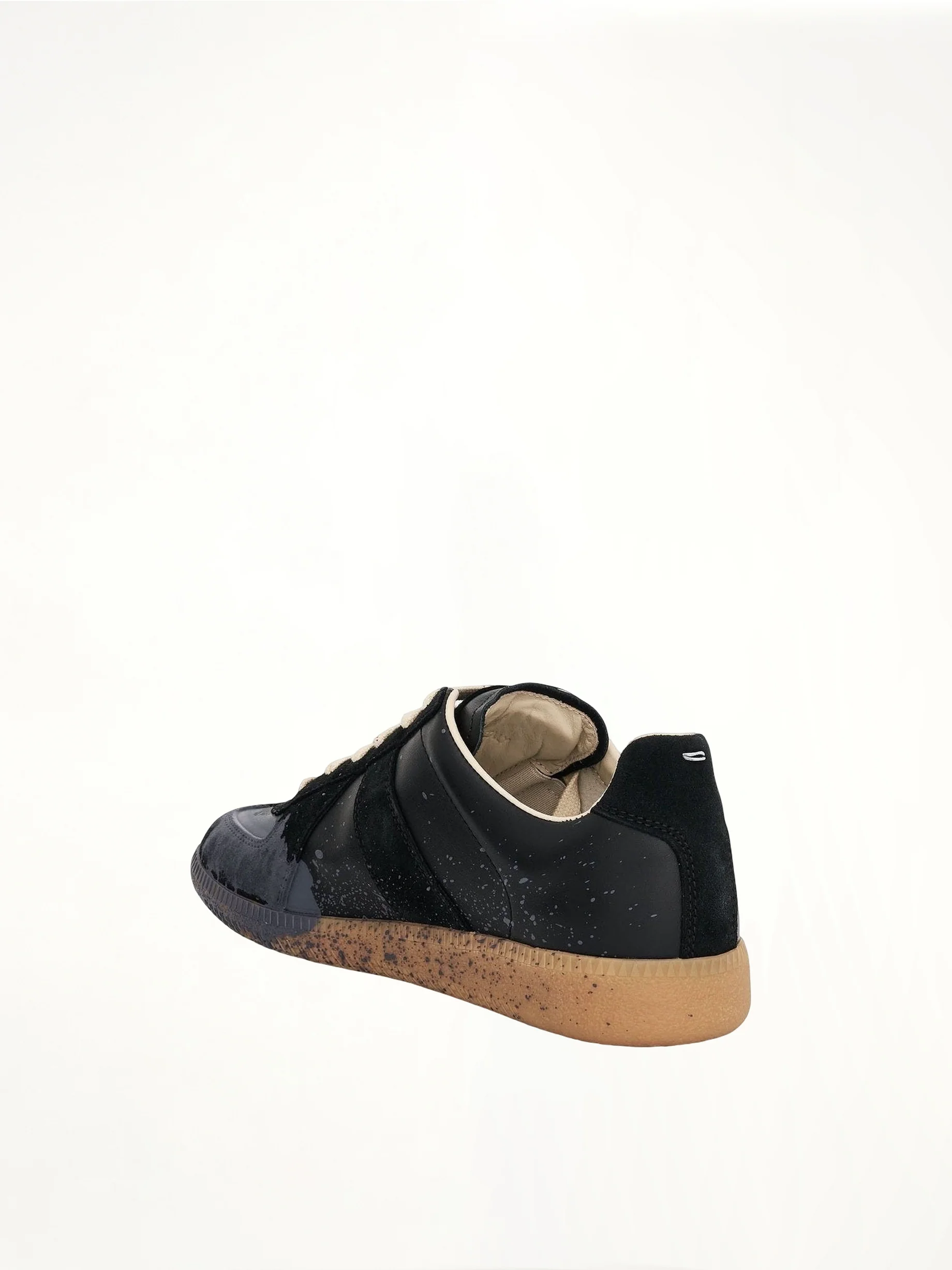 Replica Paint Splatter Sneaker in Black/Pewter - Image 3