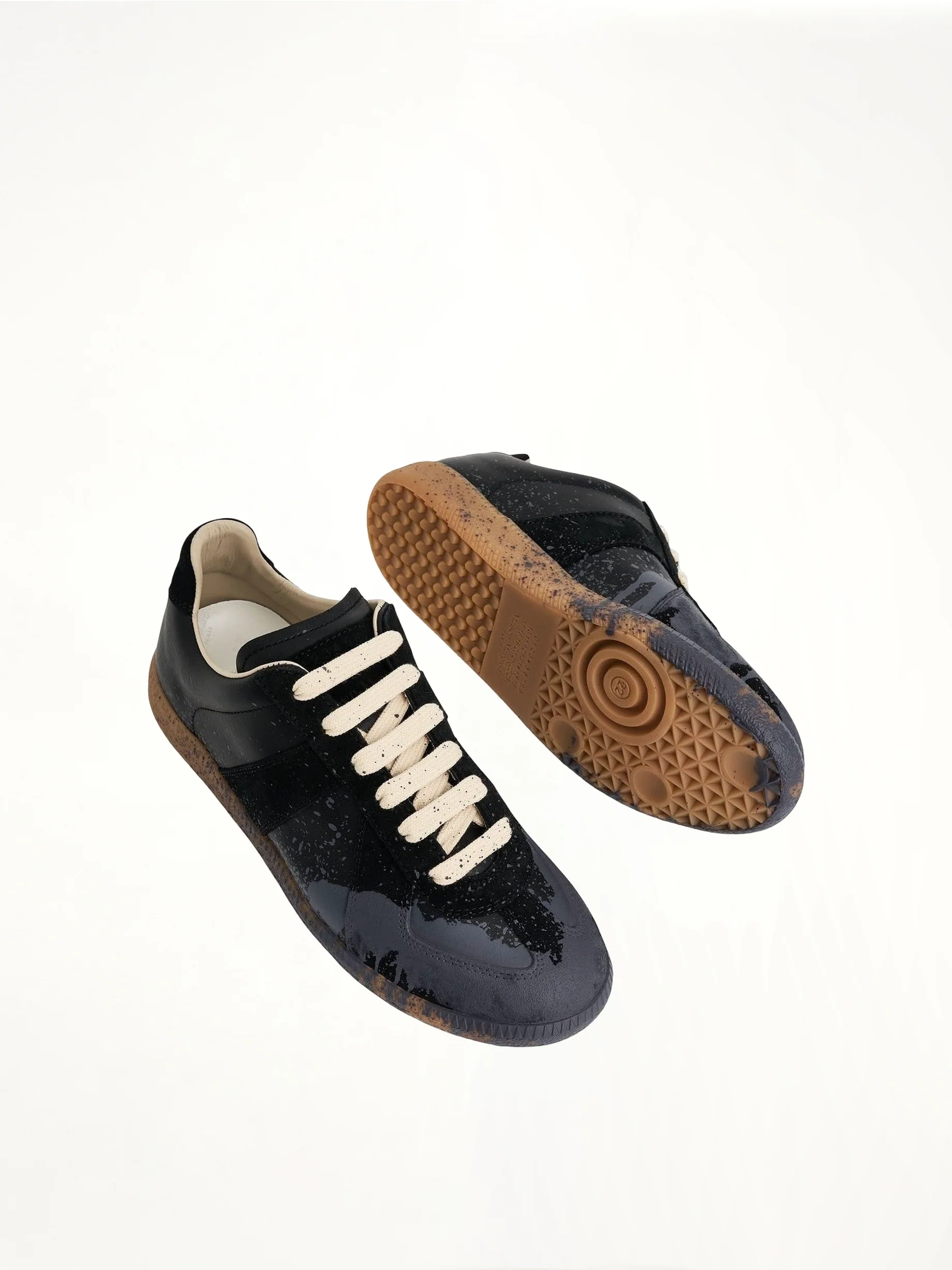 Replica Paint Splatter Sneaker in Black/Pewter - Image 4