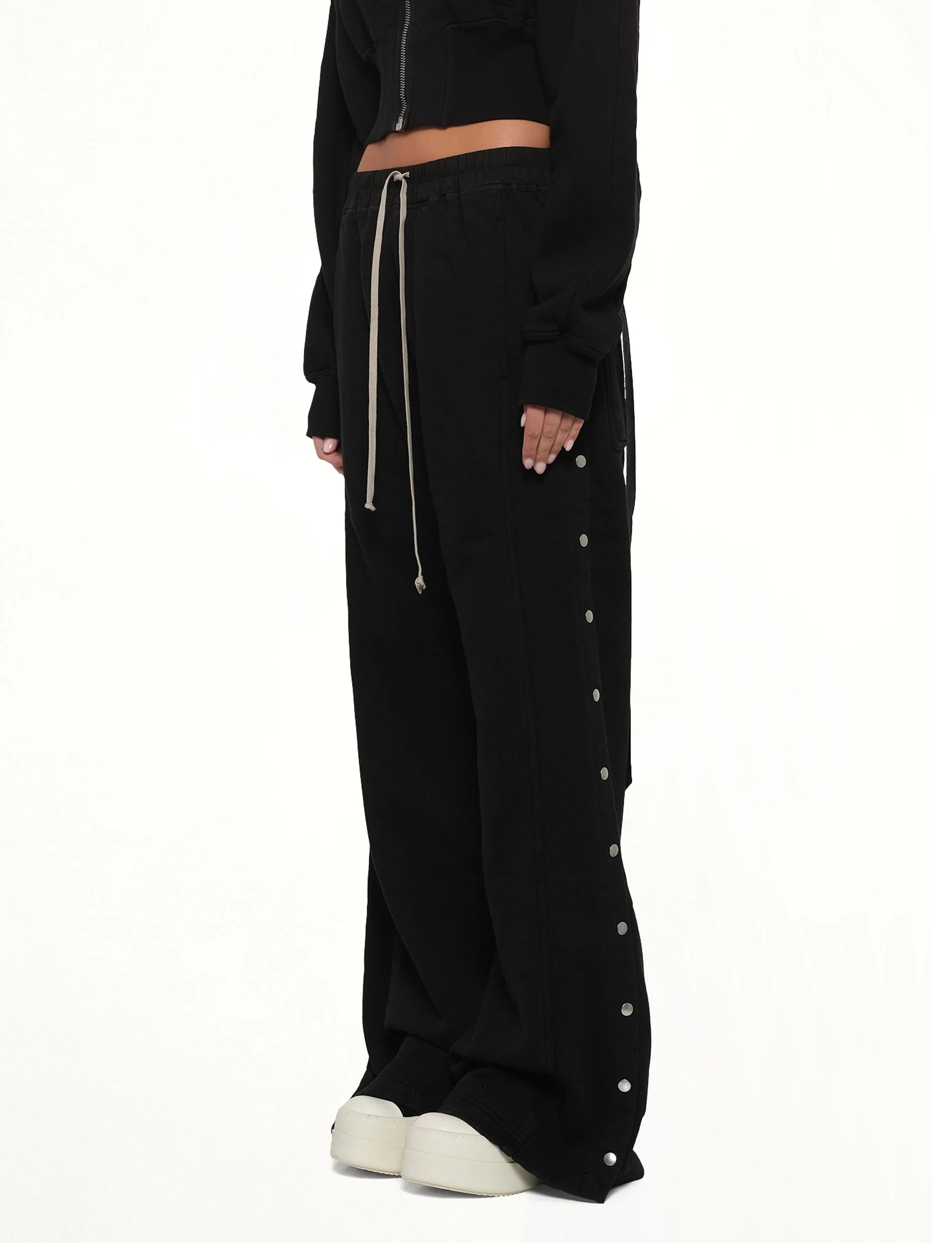 Wide Pusher Pants in Black - Image 3