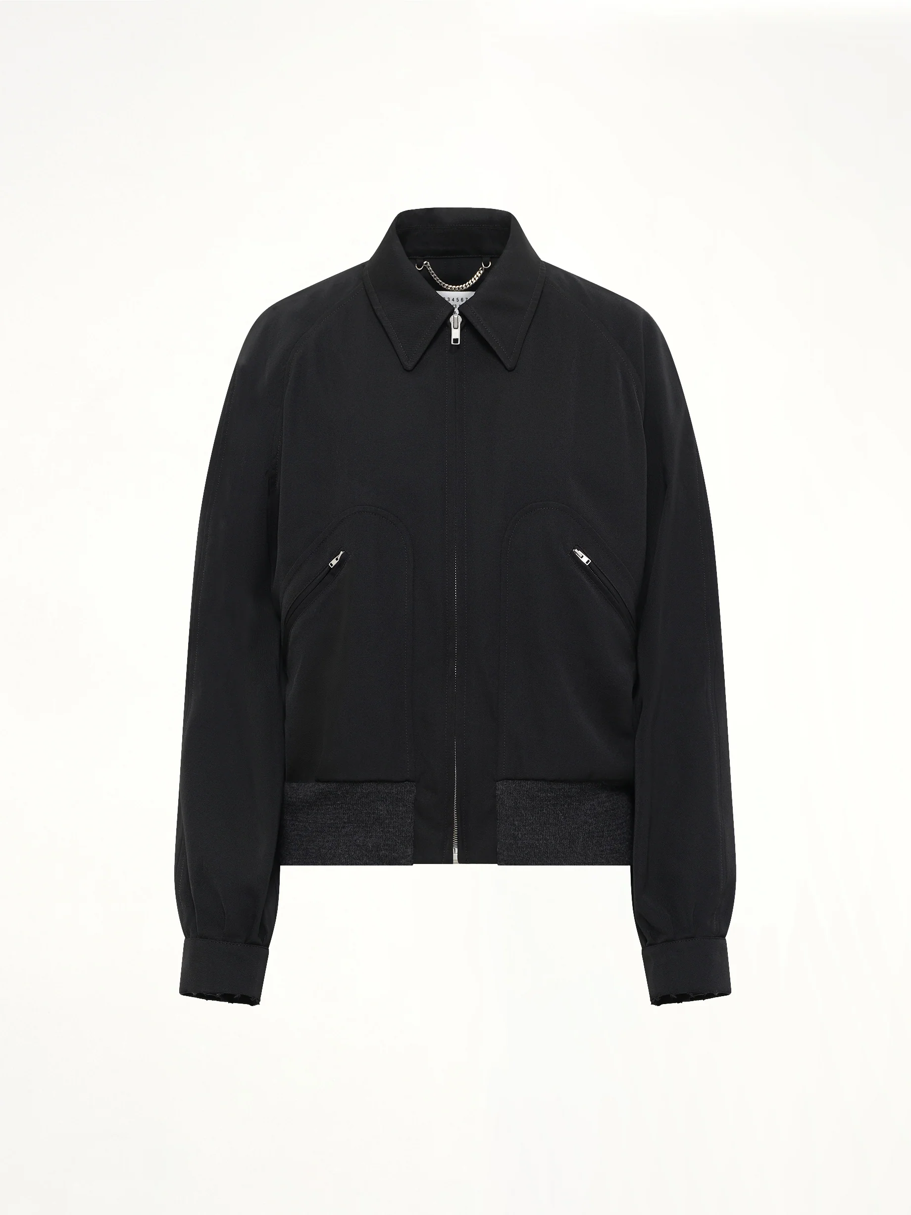 Wool Blouson in Black - Image 2